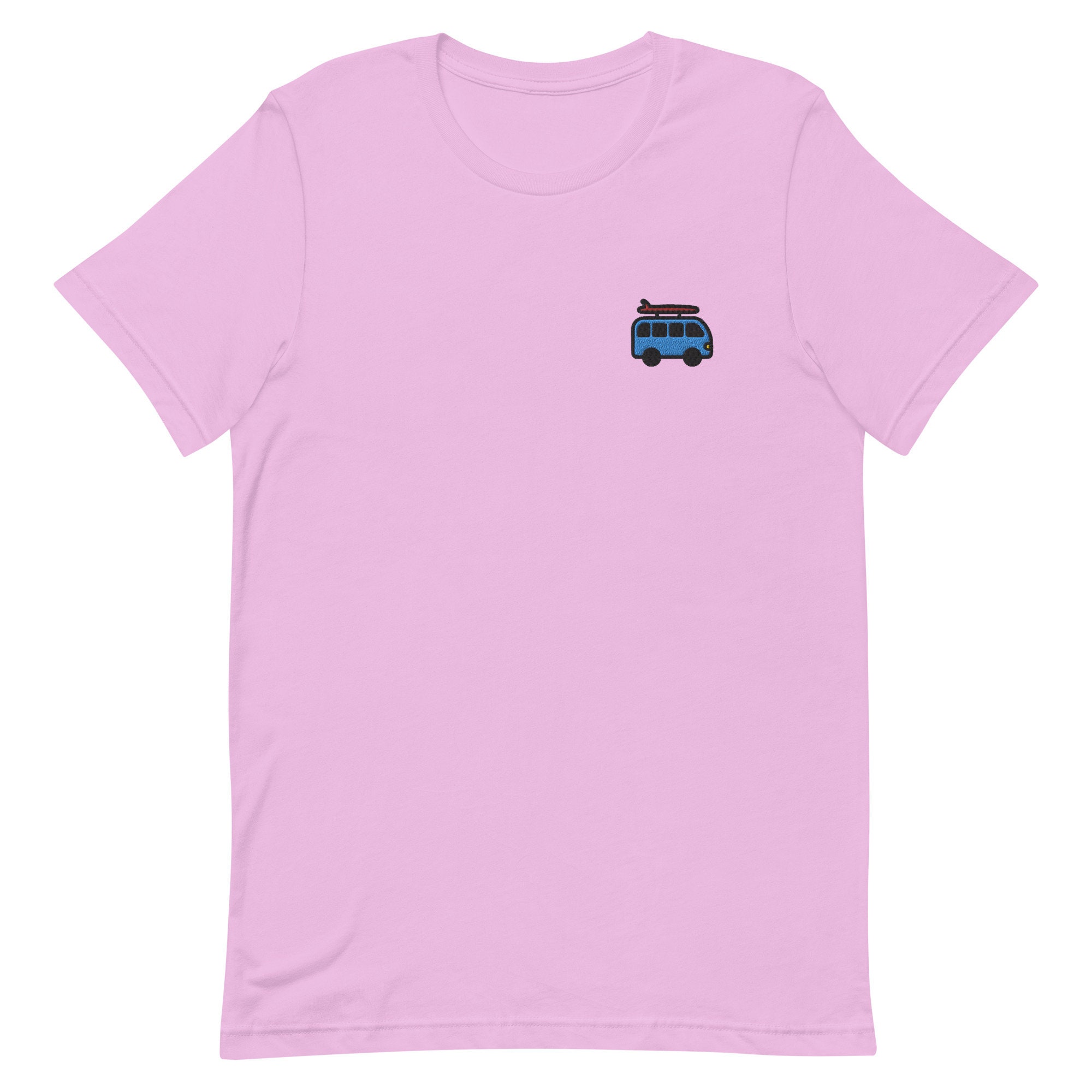 Hippy Van Unisex T-shirt Embroidered Unisex T-shirt Gift For Boyfriend Girlfriend Unisex Short Sleeve Shirt - Multiple Colors