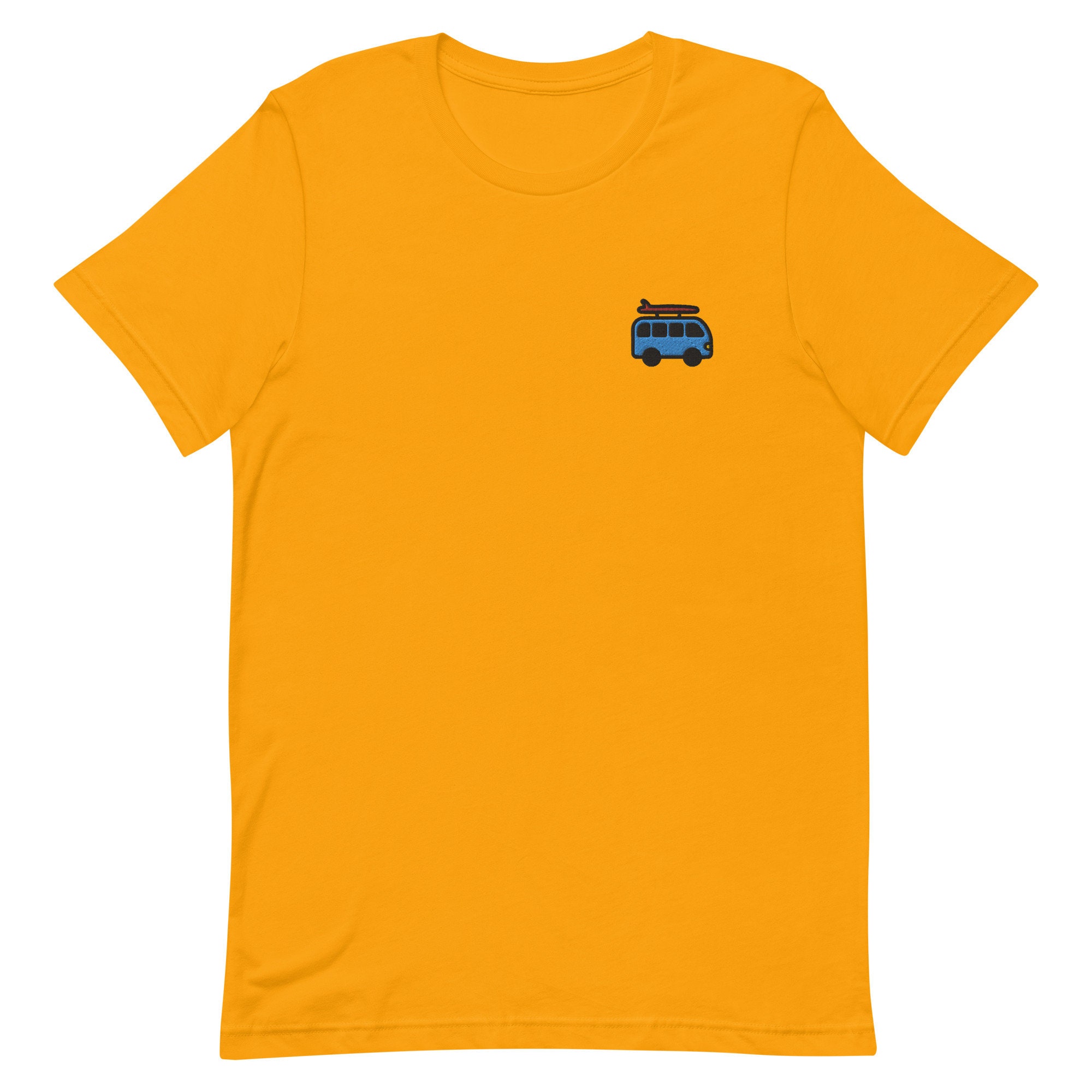 Hippy Van Unisex T-shirt Embroidered Unisex T-shirt Gift For Boyfriend Girlfriend Unisex Short Sleeve Shirt - Multiple Colors