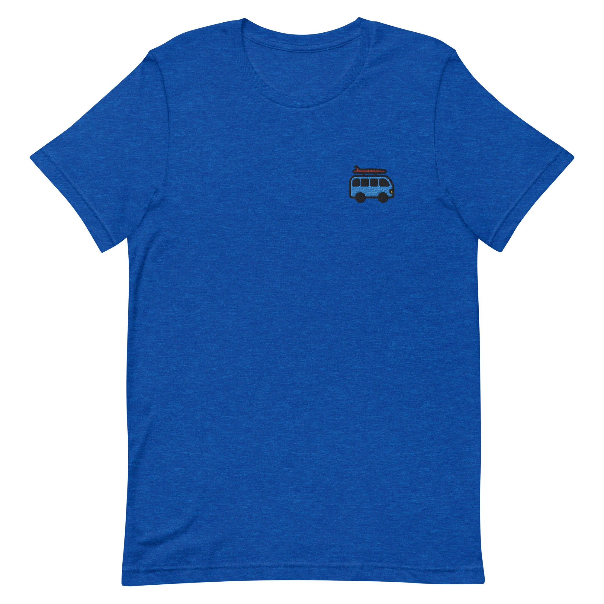 Hippy Van Unisex T-shirt Embroidered Unisex T-shirt Gift For Boyfriend Girlfriend Unisex Short Sleeve Shirt – Multiple Colors