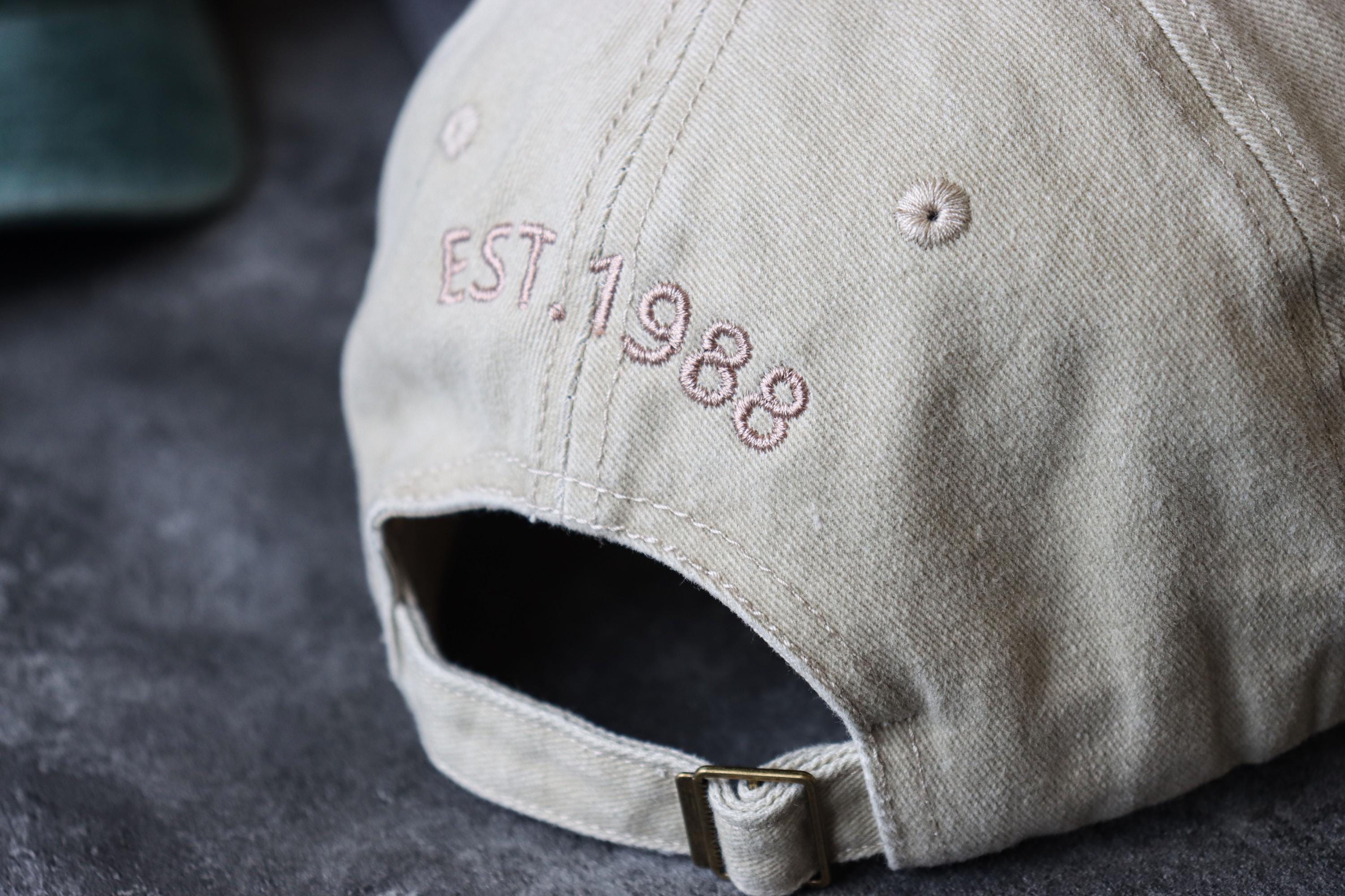Personalized Embroidered Unisex Cap With Your Text For Bestman Giftcustom Hand Embroidered Monogram Caps Gift For Herbusiness Party Gift