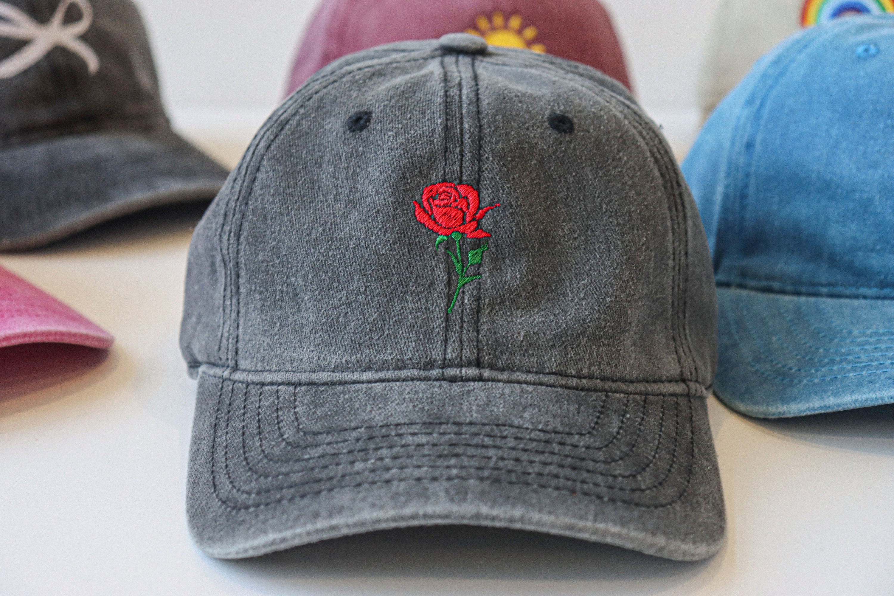 Custom Text Or Pattern Embroidered Caps Custom Embroidered Baseball Caps Bachelor Party Gifts