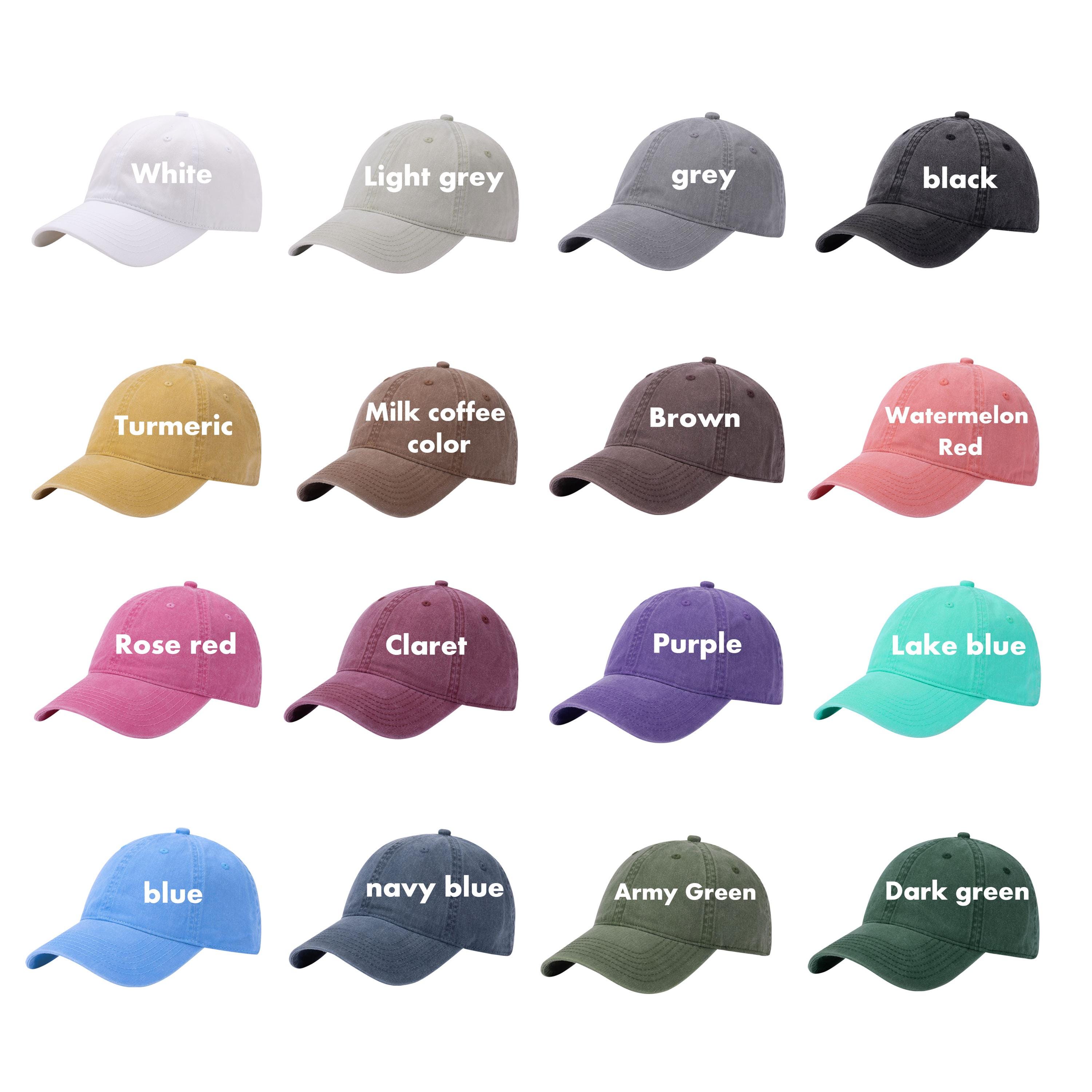 Custom Embroidered Cap With Text3d Textlogo Personalized Baseball Hat Washed Hat Fraternity Hatdad Mom Giftsfor Himherholiday Gifts