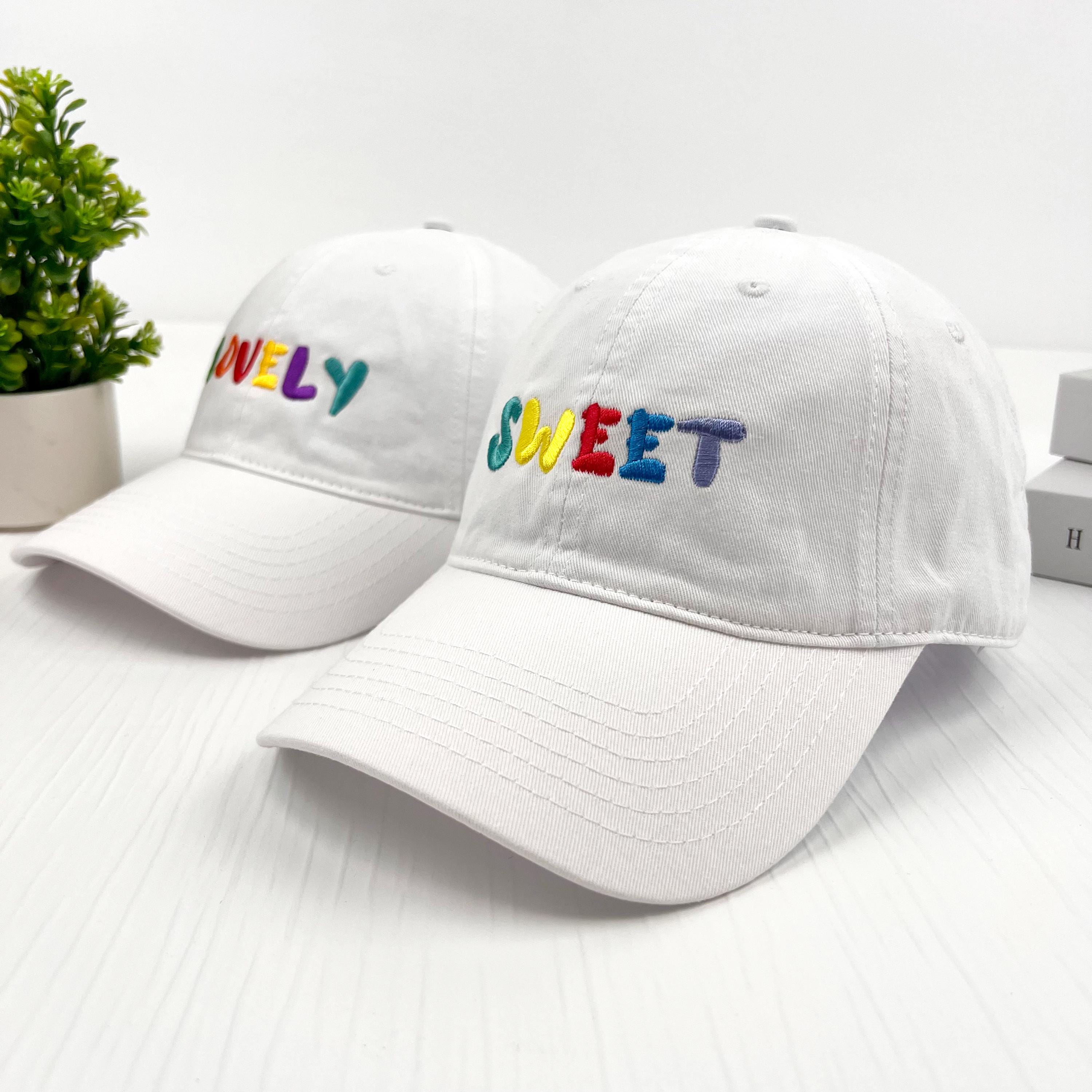 Custom Embroidered Cap With Text3d Textlogo Personalized Baseball Hat Washed Hat Fraternity Hatdad Mom Giftsfor Himherholiday Gifts