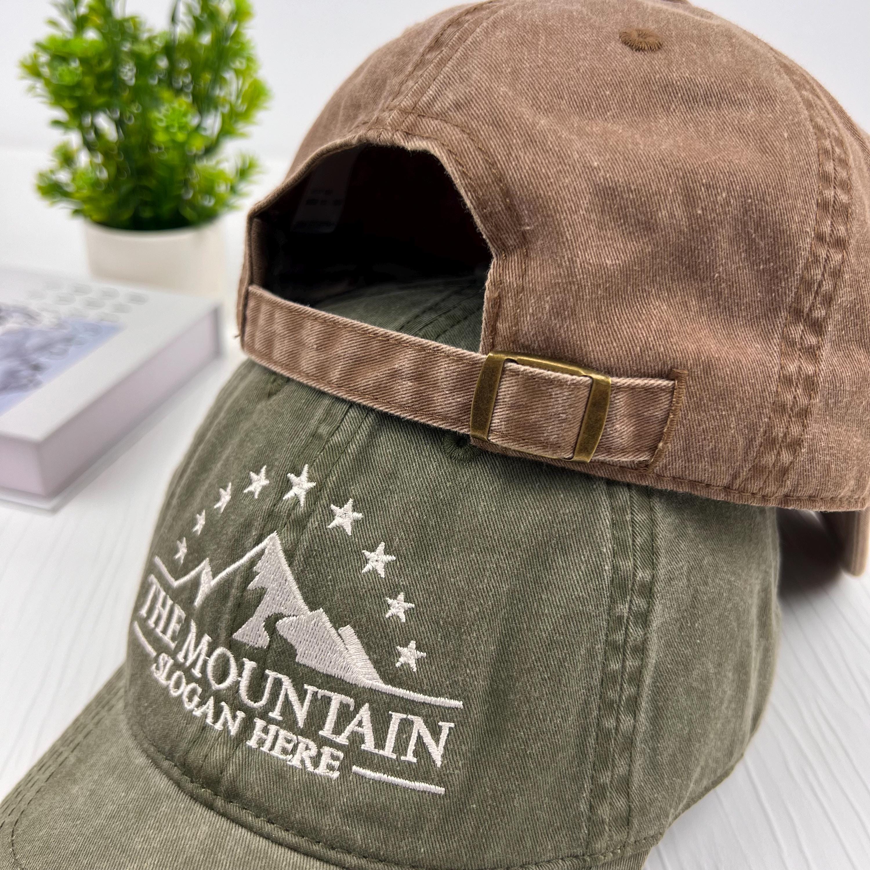 Custom Embroidered Cap With Text3d Textlogo Personalized Baseball Hat Washed Hat Fraternity Hatdad Mom Giftsfor Himherholiday Gifts