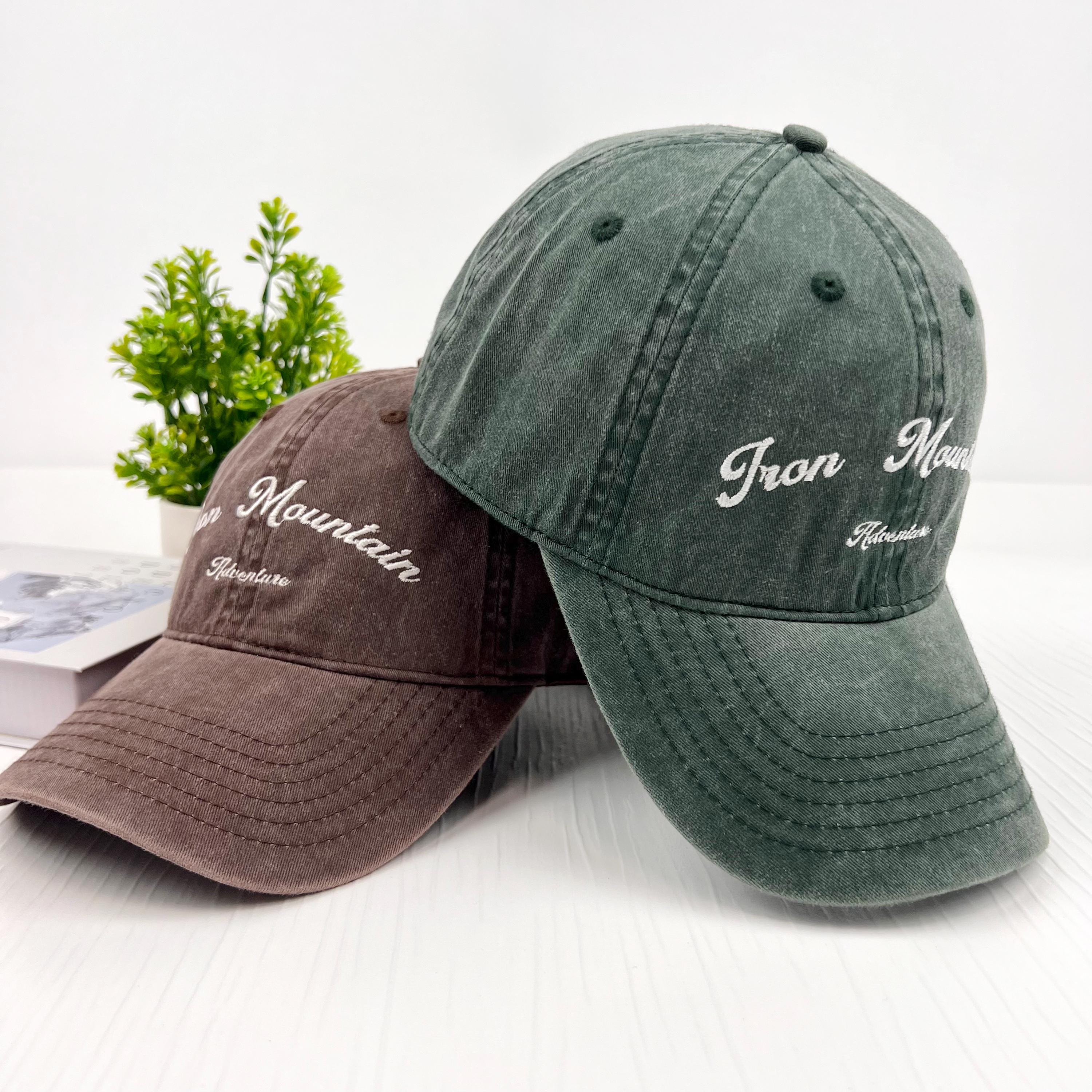 Custom Embroidered Cap With Text3d Textlogo Personalized Baseball Hat Washed Hat Fraternity Hatdad Mom Giftsfor Himherholiday Gifts