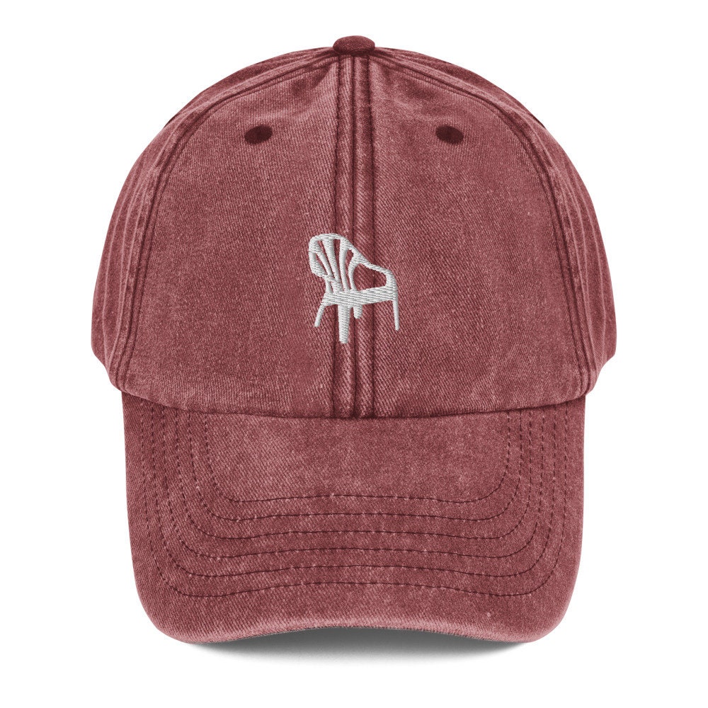 Unisex Vintage Style Cap Dad Hat Baseball Cap Embroidered Plastic Chair Plastic Chair