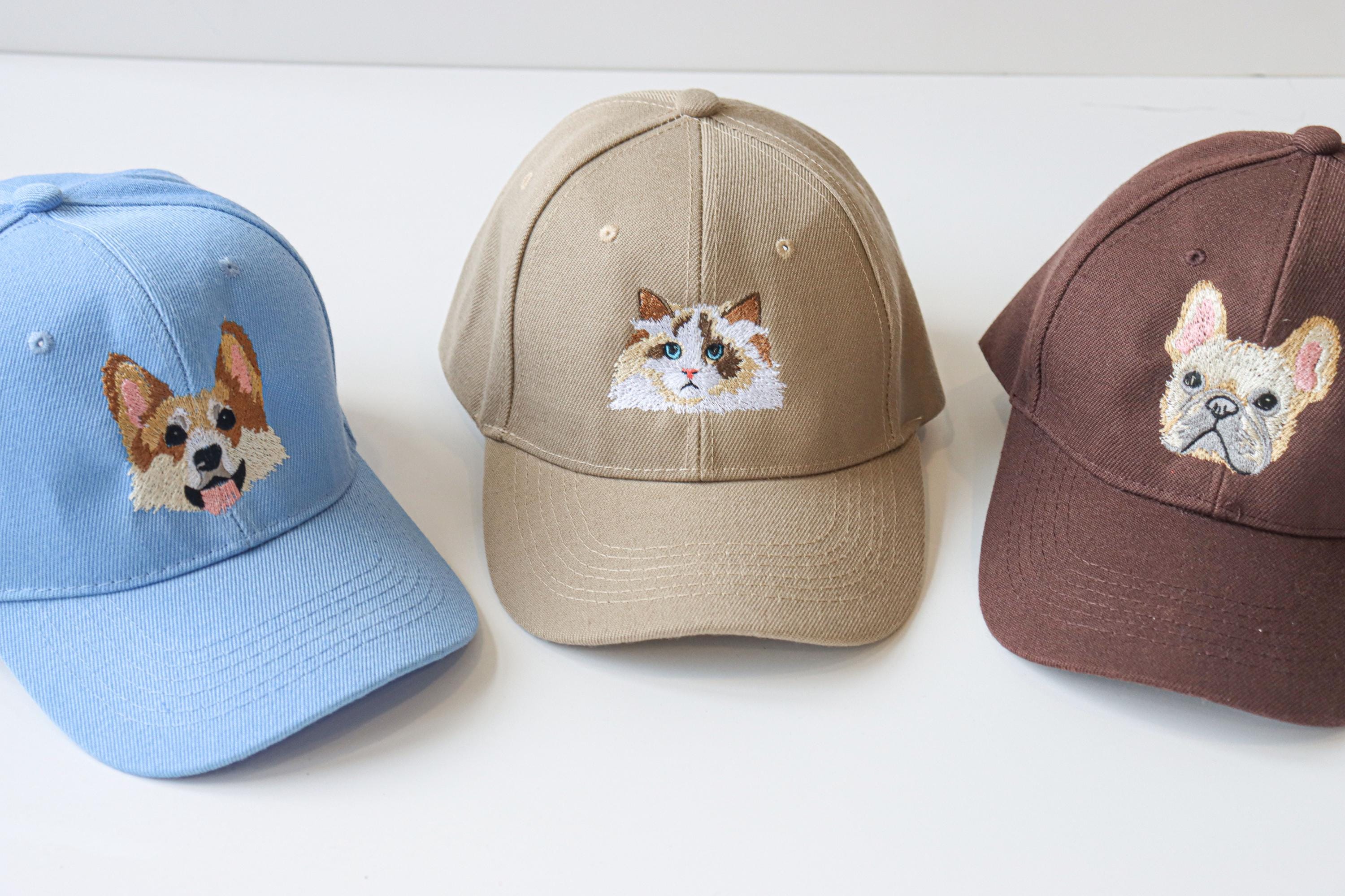 Custom Embroidered Pet Hat Using Pet Photo Personalized Dog Hat Custom Cat Hat Custom Pet Cap Dog Hat Custom Dog Baseball Cap Dog Mom Hat