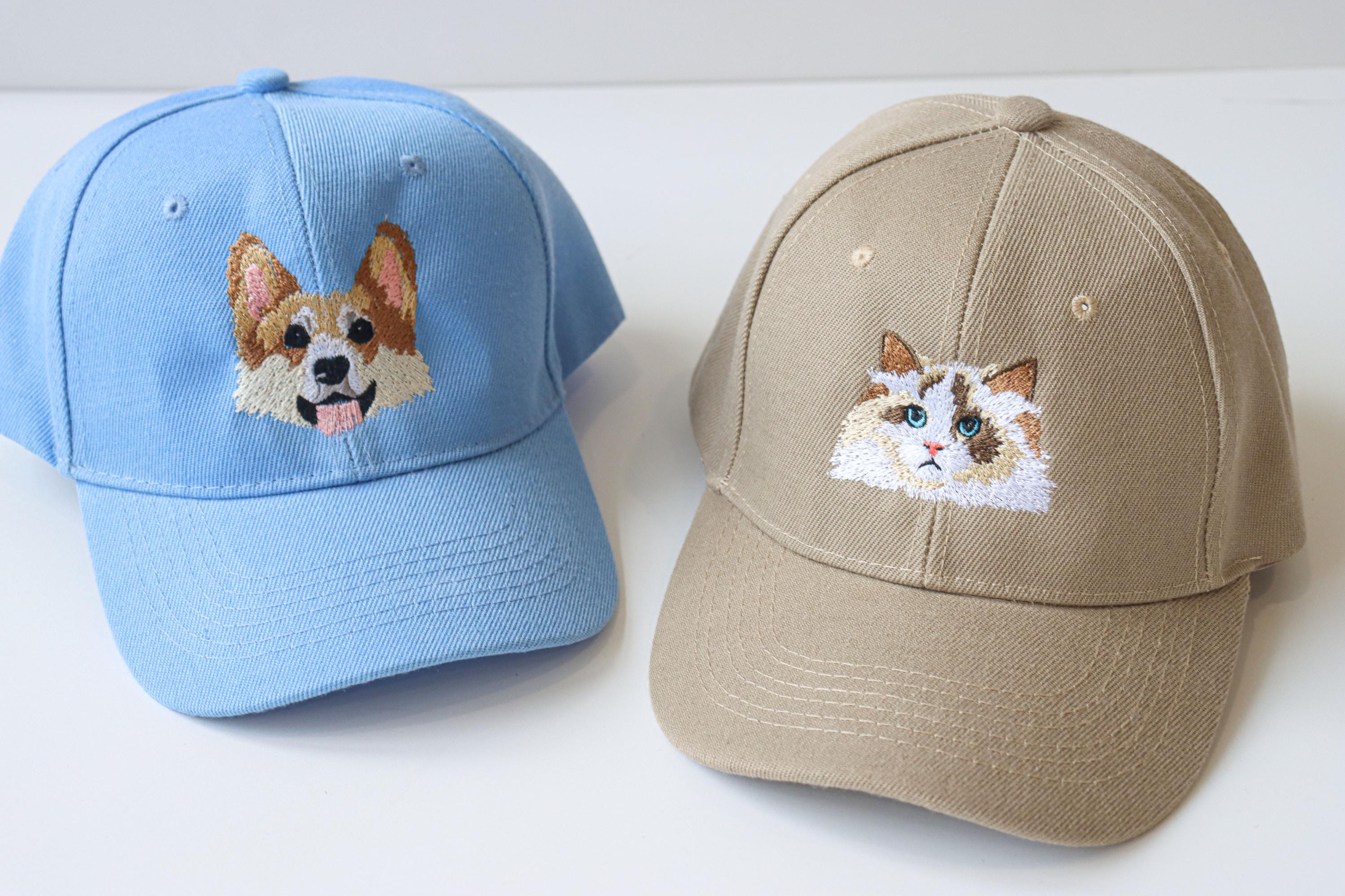 Custom Embroidered Pet Hat Using Pet Photo Personalized Dog Hat Custom Cat Hat Custom Pet Cap Dog Hat Custom Dog Baseball Cap Dog Mom Hat