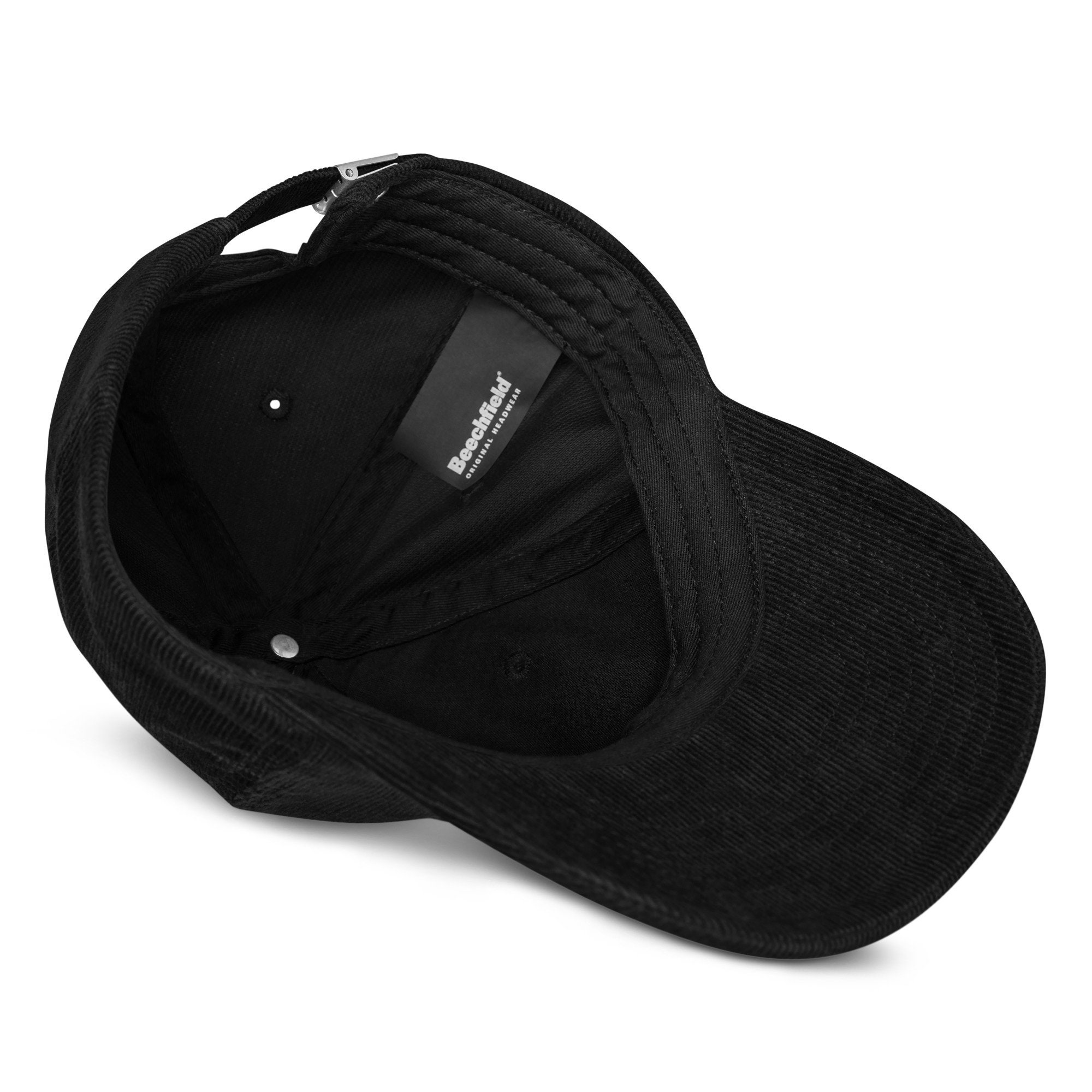 Bulldog Corduroy Hat Handmade Embroidered Corduroy Dad Cap - Multiple Colors