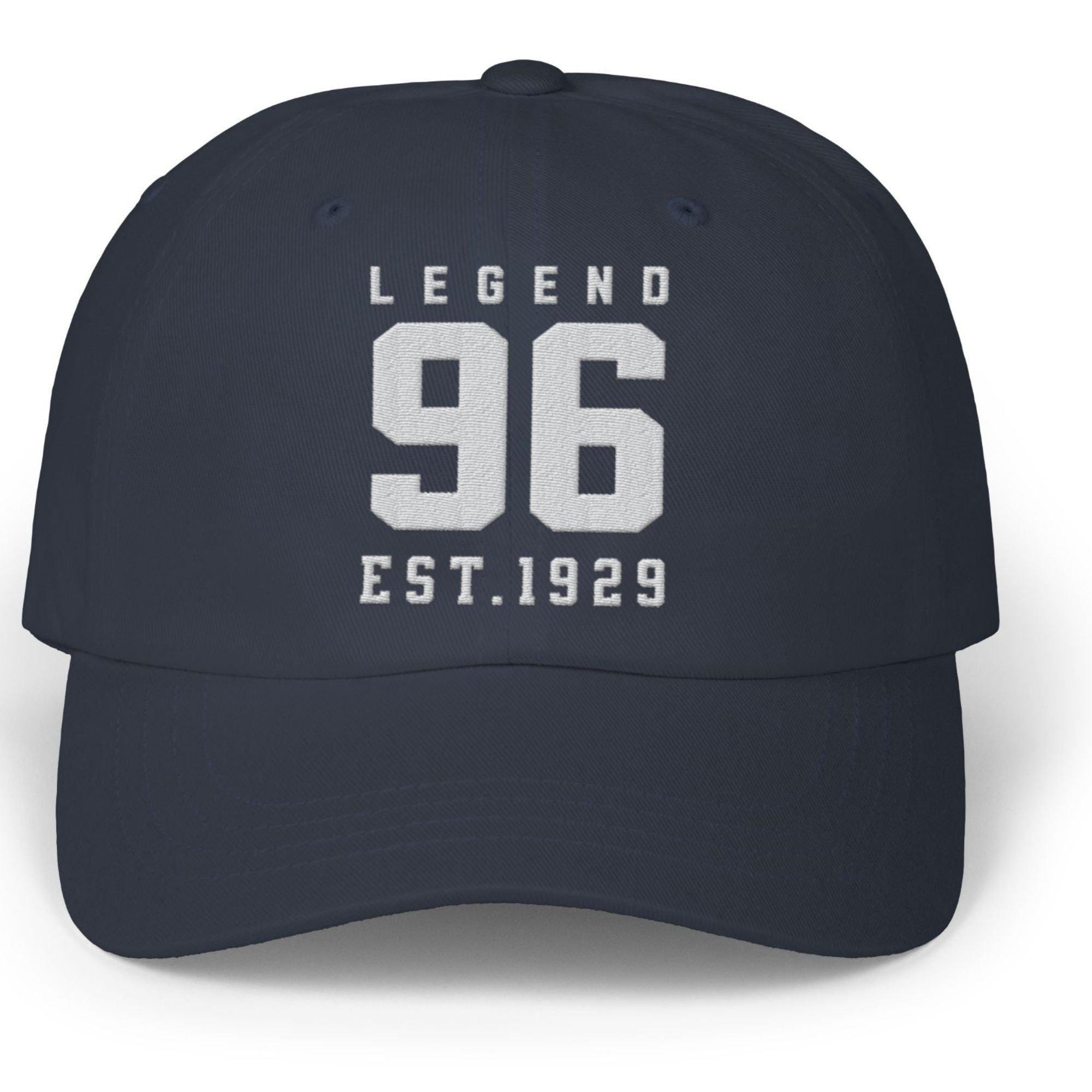96th Birthday Embroidered Hat Est1929 Baseball Cap Ninety-sixth Birthday Cap Gift For Grandpa Gift From Daughter To Dadgift For Mom