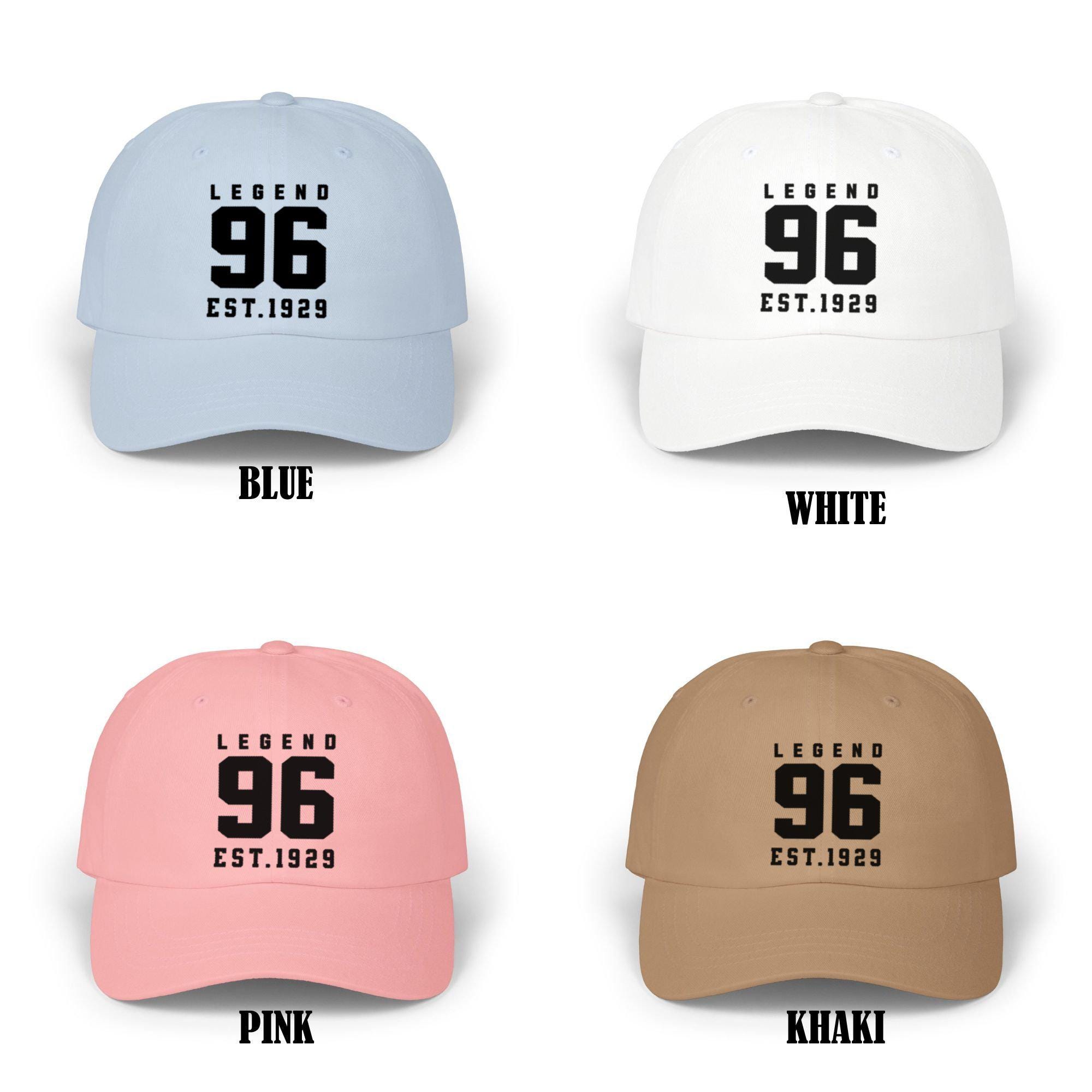 96th Birthday Embroidered Hat Est1929 Baseball Cap Ninety-sixth Birthday Cap Gift For Grandpa Gift From Daughter To Dadgift For Mom