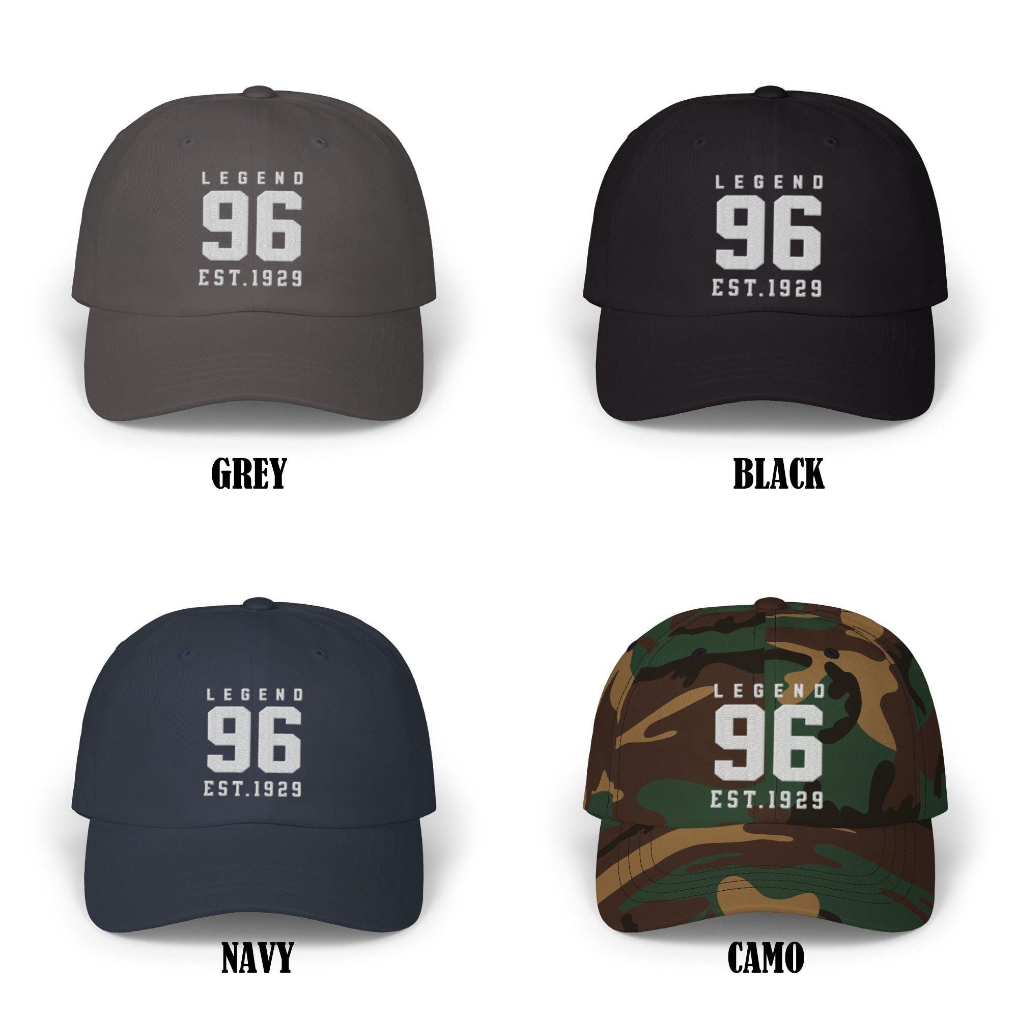 96th Birthday Embroidered Hat Est1929 Baseball Cap Ninety-sixth Birthday Cap Gift For Grandpa Gift From Daughter To Dadgift For Mom
