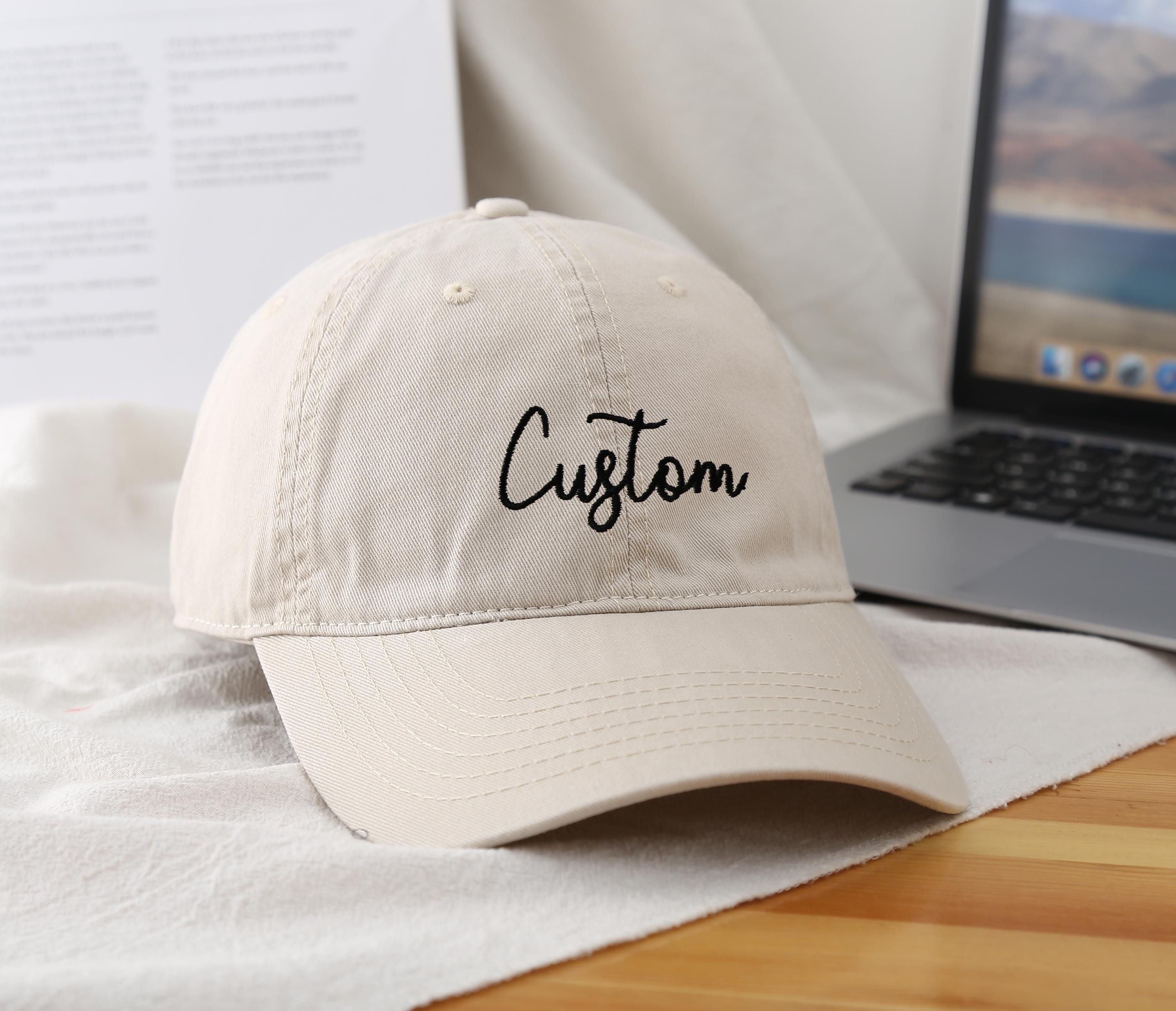 Add Name Or Text To Back Or Side Of Baseball Capback Of Hat Embroideryside Of Hat Embroidery Customize Back Of Hatbaseball Hats