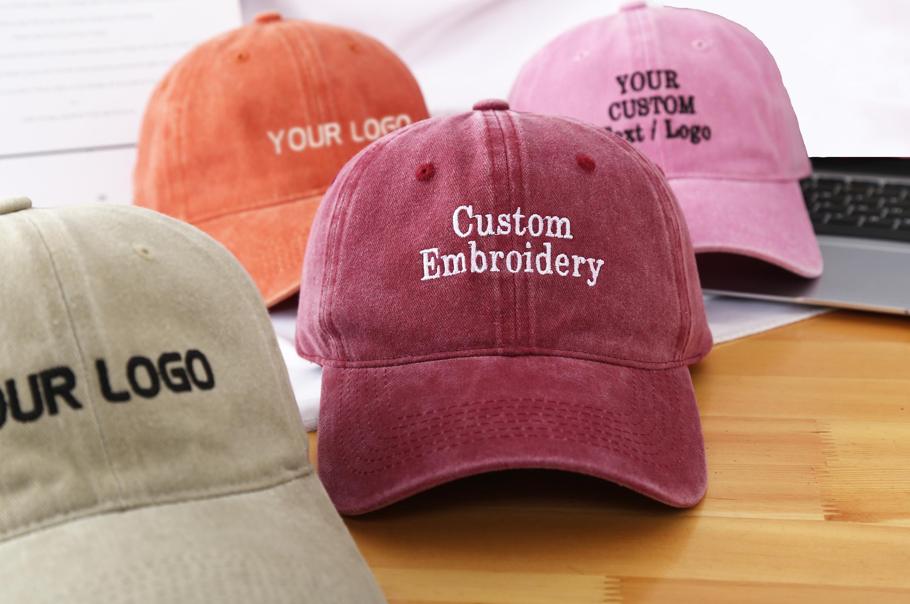 Add Name Or Text To Back Or Side Of Baseball Capback Of Hat Embroideryside Of Hat Embroidery Customize Back Of Hatbaseball Hats