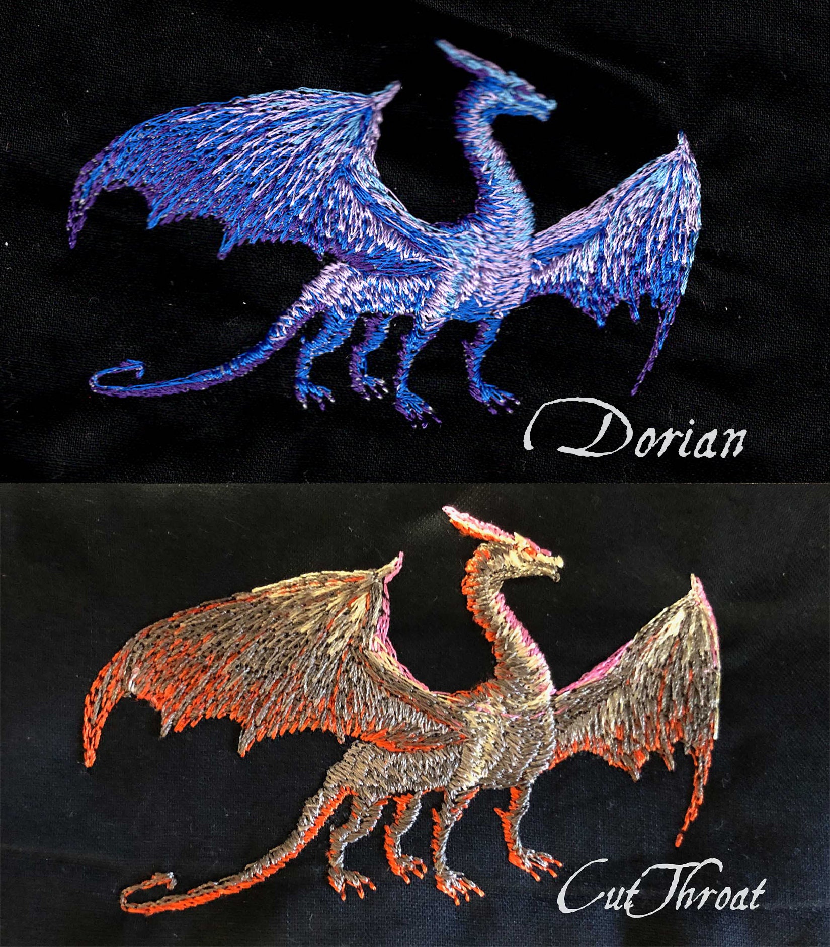 Rainbow Dragon Embroidered Twill Ball Cap Your Choice Of Colors