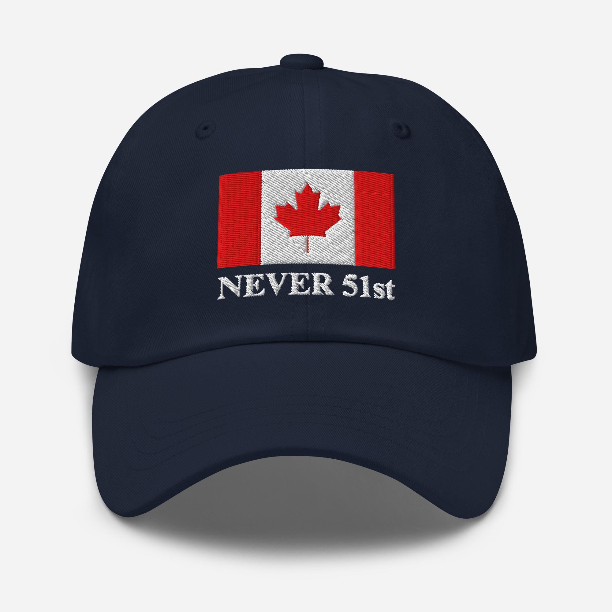 Never 51st Embroidered Hats For Men For Women Canada Hat Not For Sale Strong And Free Hat Never 51 Buy Canadian Canada Online Shop
