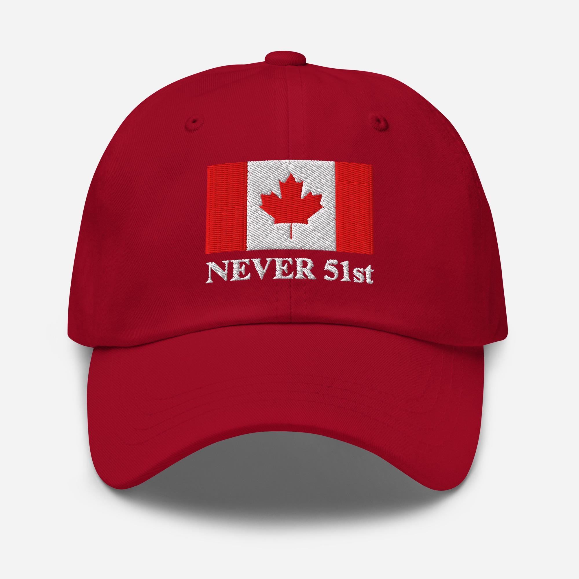 Never 51st Embroidered Hats For Men For Women Canada Hat Not For Sale Strong And Free Hat Never 51 Buy Canadian Canada Online Shop