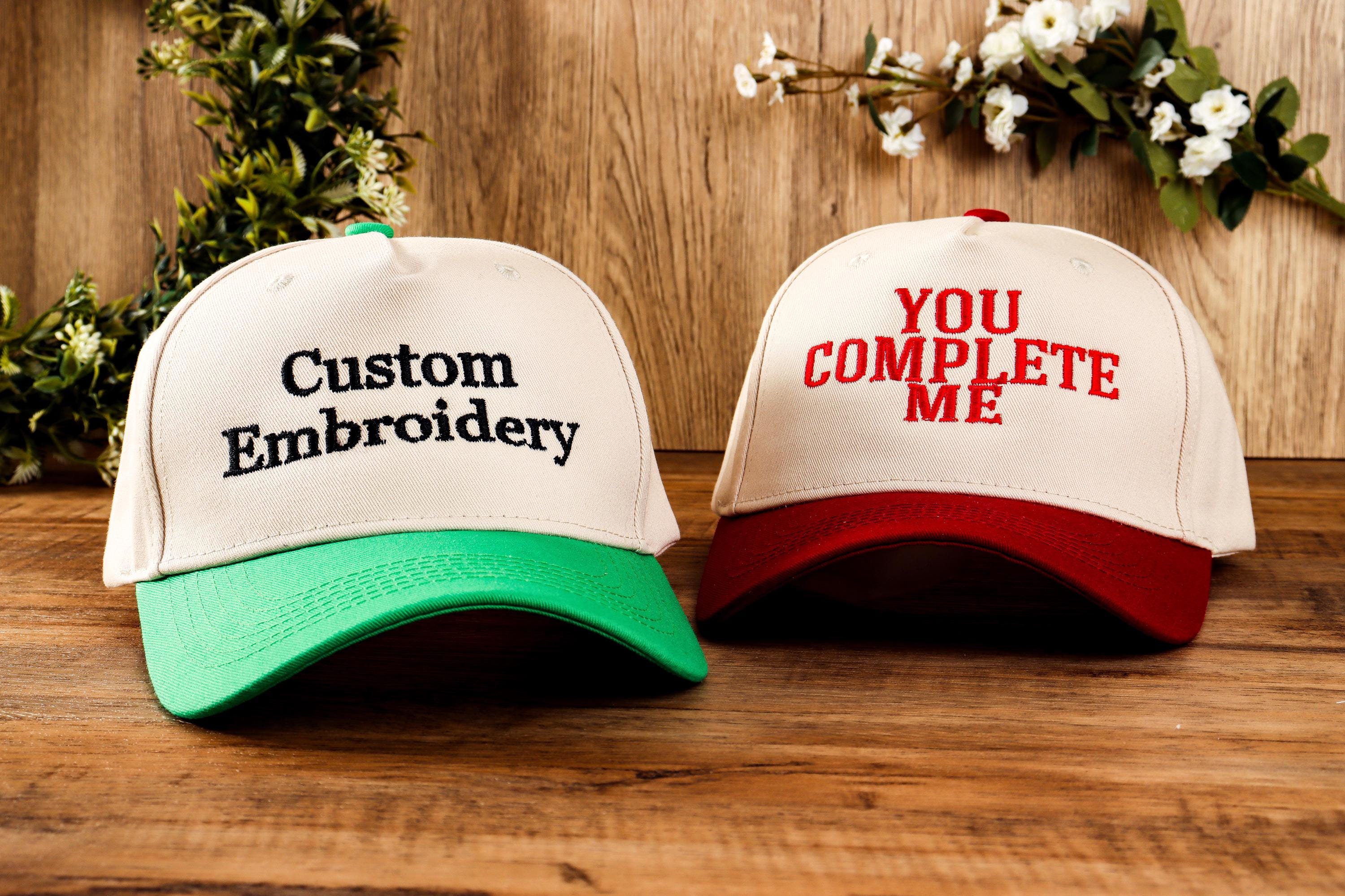 Custom Text Embroidered Hat Personalized Logo Cap Embroidered Logo Baseball Hat Gift For Dad Custom Unisex Hats Bachelorette Hats
