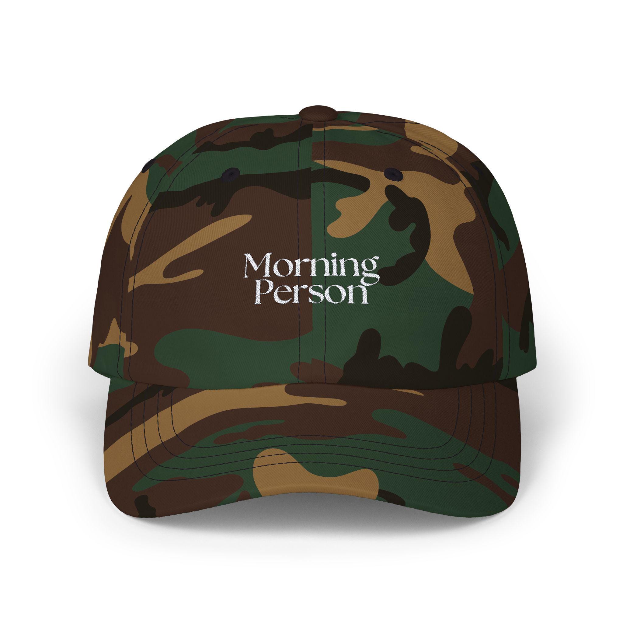 Classic Dad Cap - Morning Person Coffee Hat Embroidered Baseball Cap Early Riser Gift Retro Dad Hat Vintage Hat Coffee Lover 5am Club