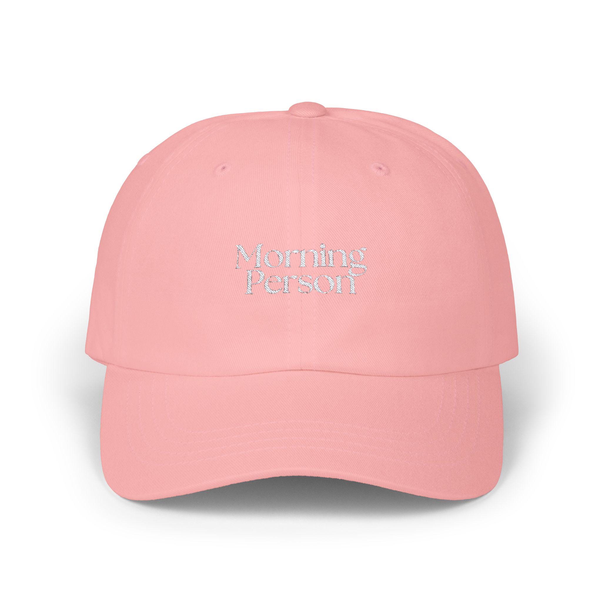 Classic Dad Cap - Morning Person Coffee Hat Embroidered Baseball Cap Early Riser Gift Retro Dad Hat Vintage Hat Coffee Lover 5am Club