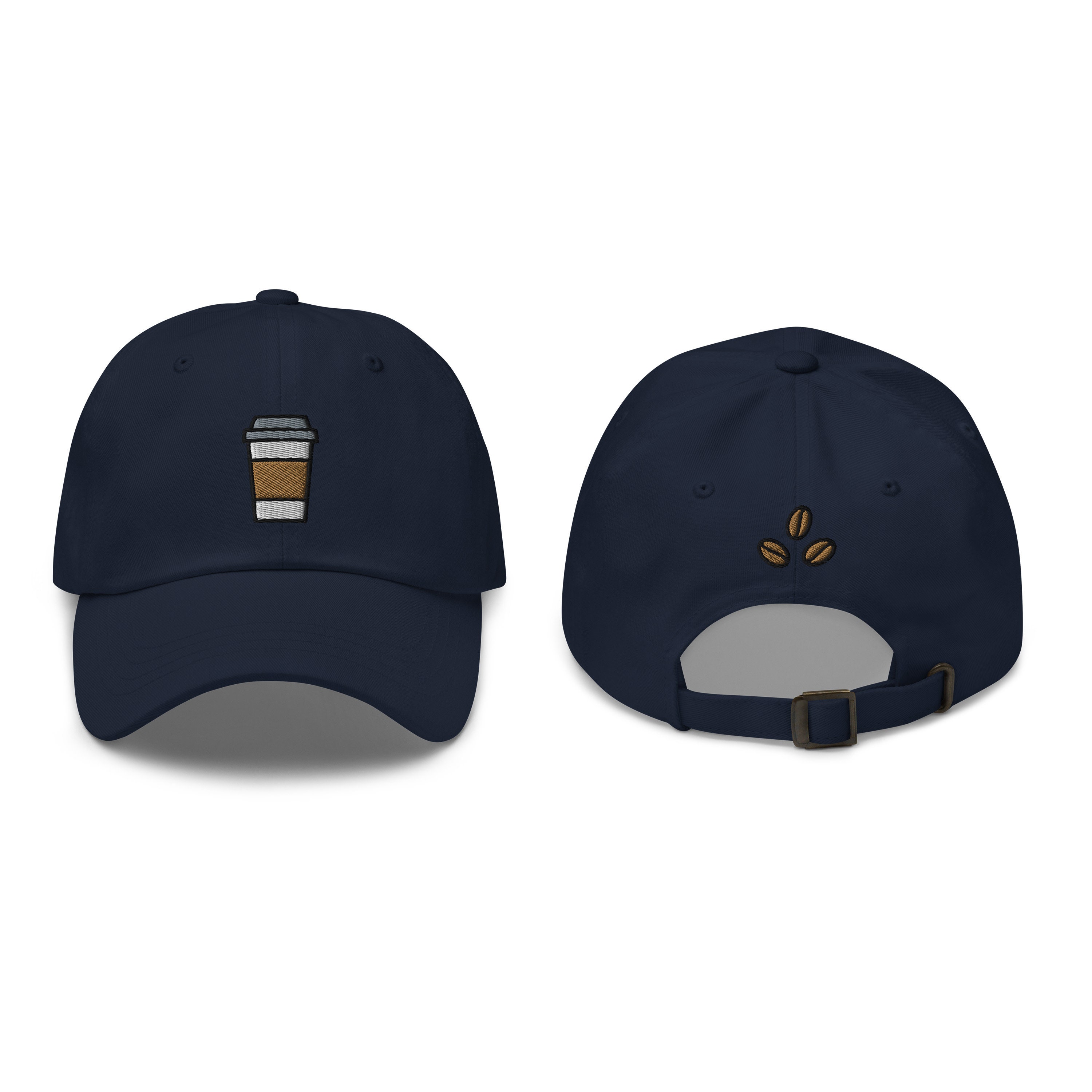 Coffee Cup Embroidered Baseball Cap Cute Embroidered Hat Coffee Lover Gift Coffee Dad Hat Embroidery Baseball Hat Women Coffee Beans