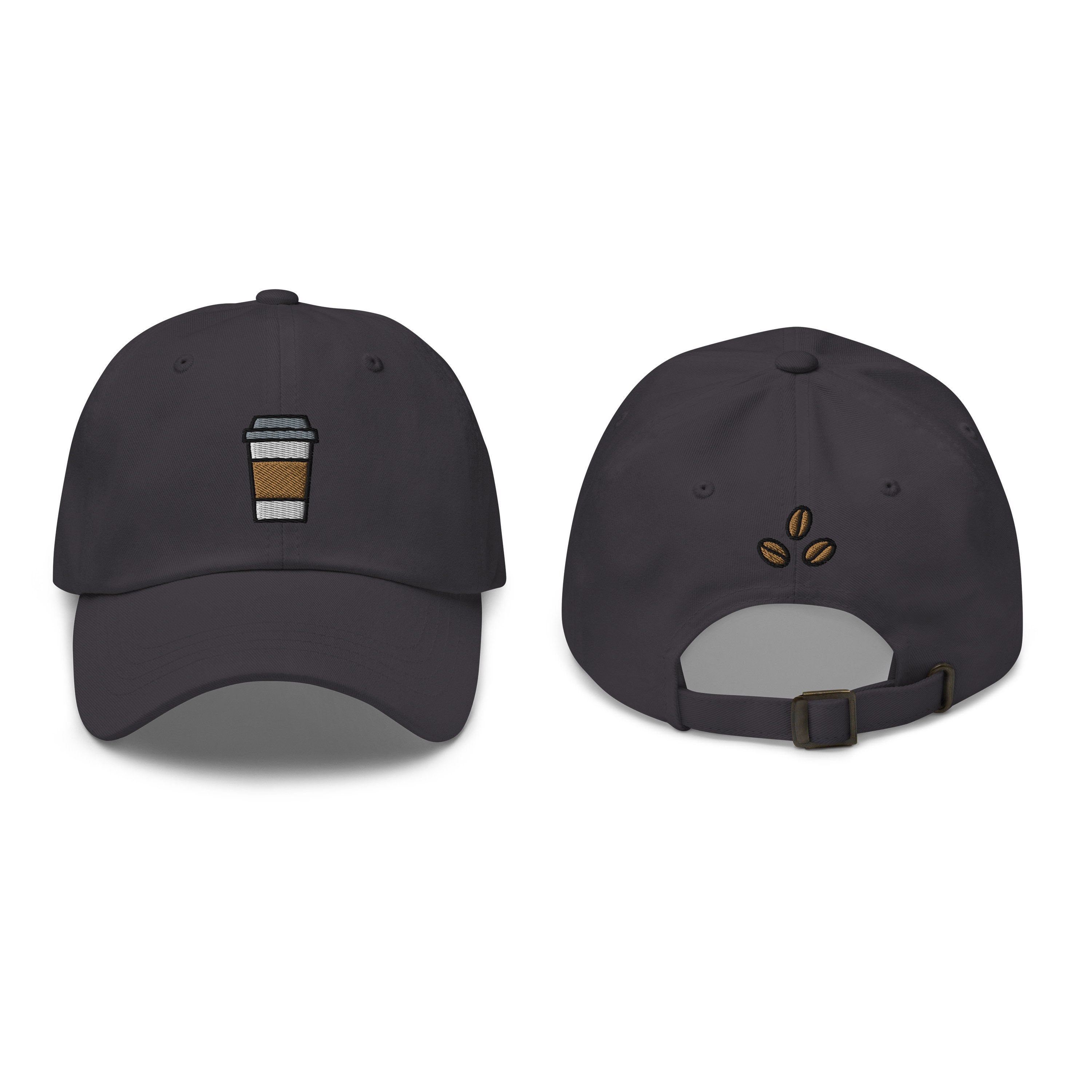 Coffee Cup Embroidered Baseball Cap Cute Embroidered Hat Coffee Lover Gift Coffee Dad Hat Embroidery Baseball Hat Women Coffee Beans