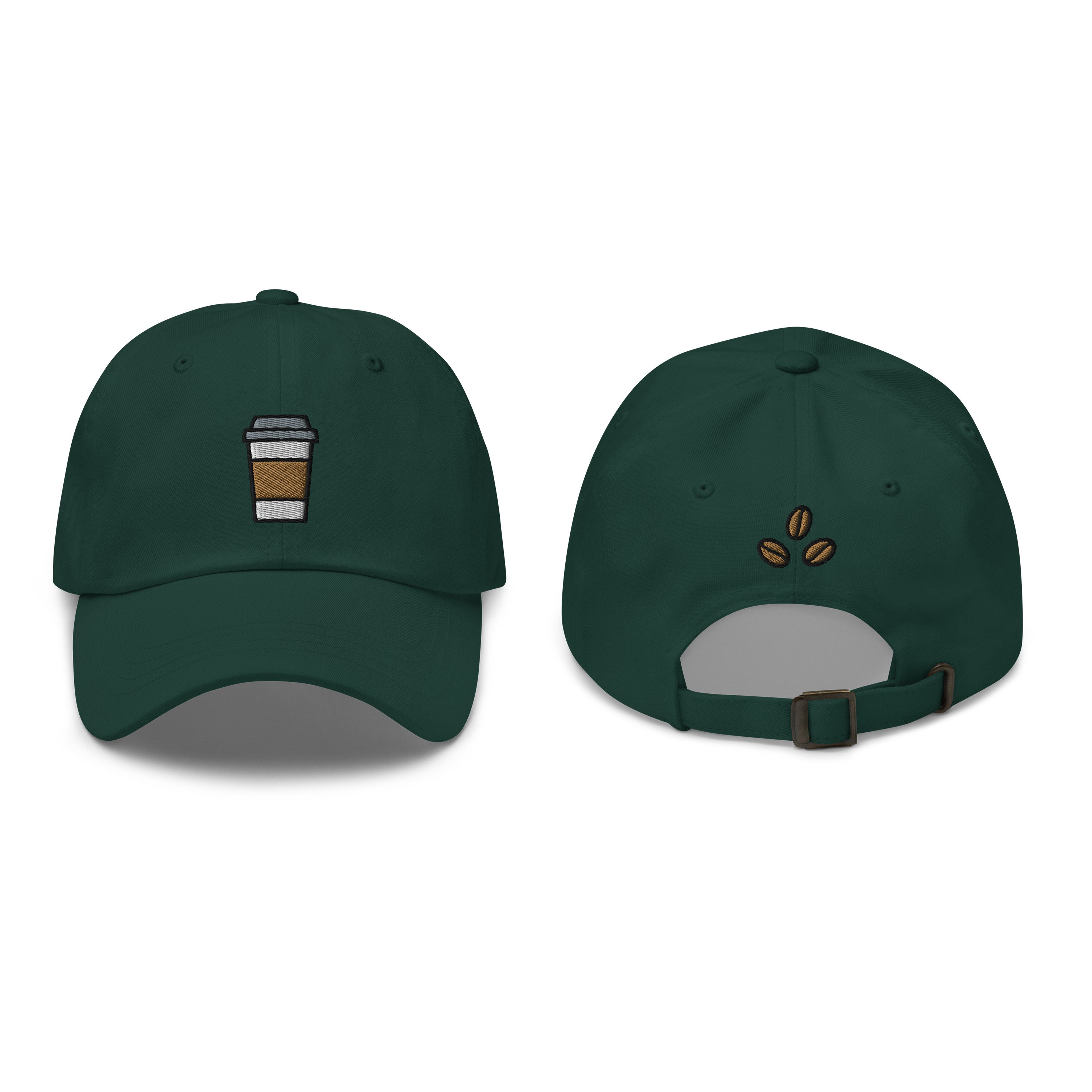 Coffee Cup Embroidered Baseball Cap Cute Embroidered Hat Coffee Lover Gift Coffee Dad Hat Embroidery Baseball Hat Women Coffee Beans