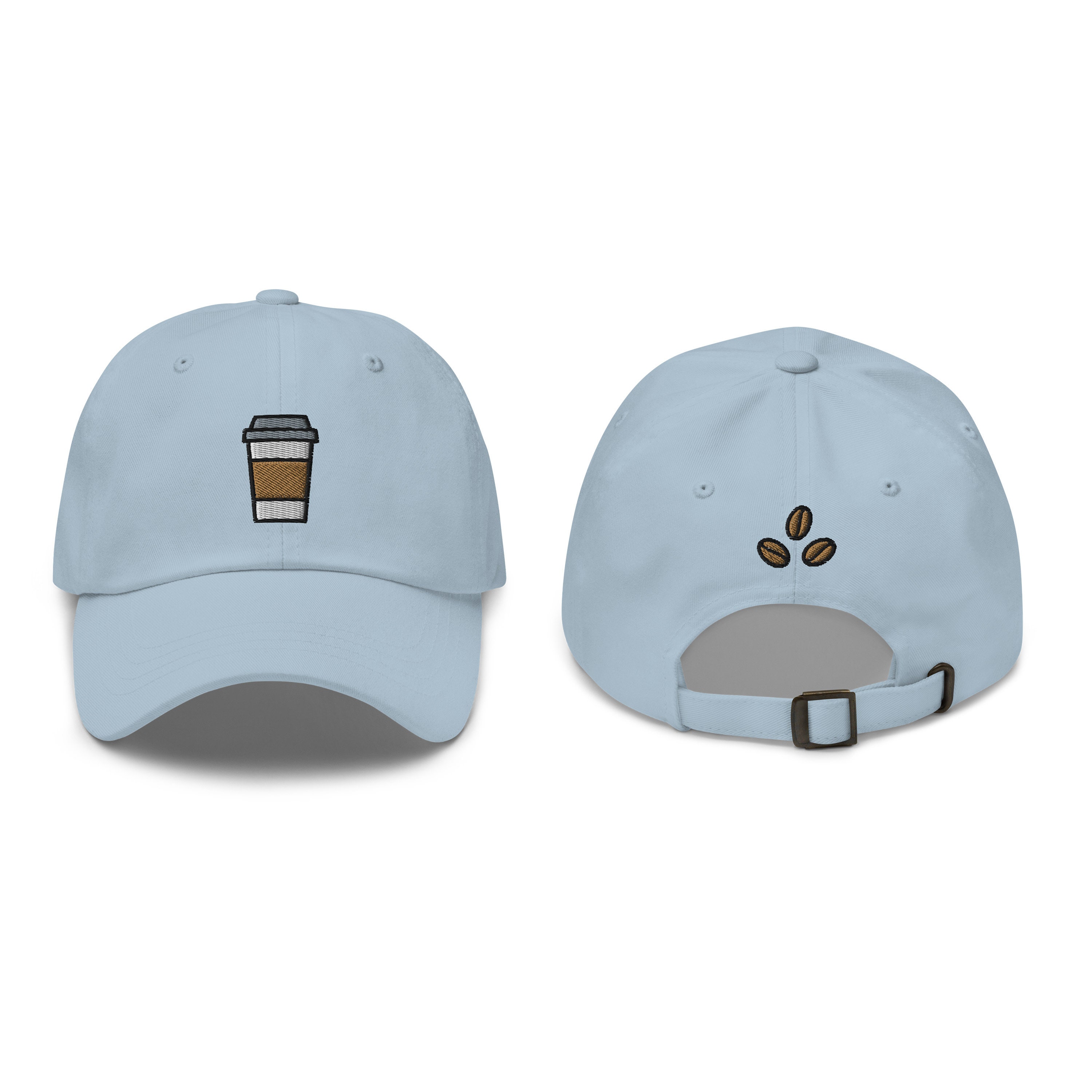 Coffee Cup Embroidered Baseball Cap Cute Embroidered Hat Coffee Lover Gift Coffee Dad Hat Embroidery Baseball Hat Women Coffee Beans
