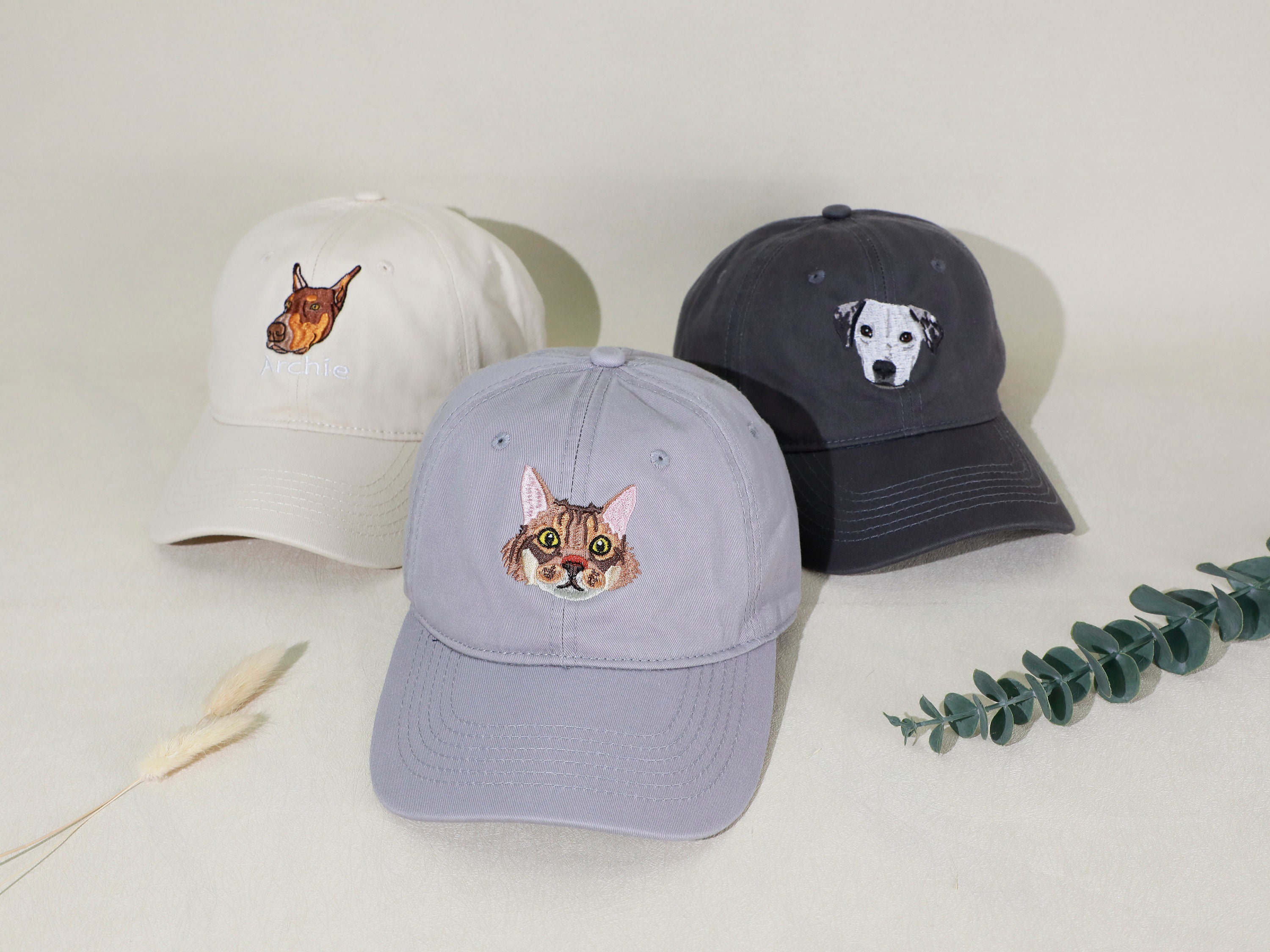 Custom Embroidered Pet Hat Using Pet Photo Personalized Dog Hat Custom Cat Hat Custom Pet Cap Dog Hat Custom Dog Baseball Cap Dog Mom Hat