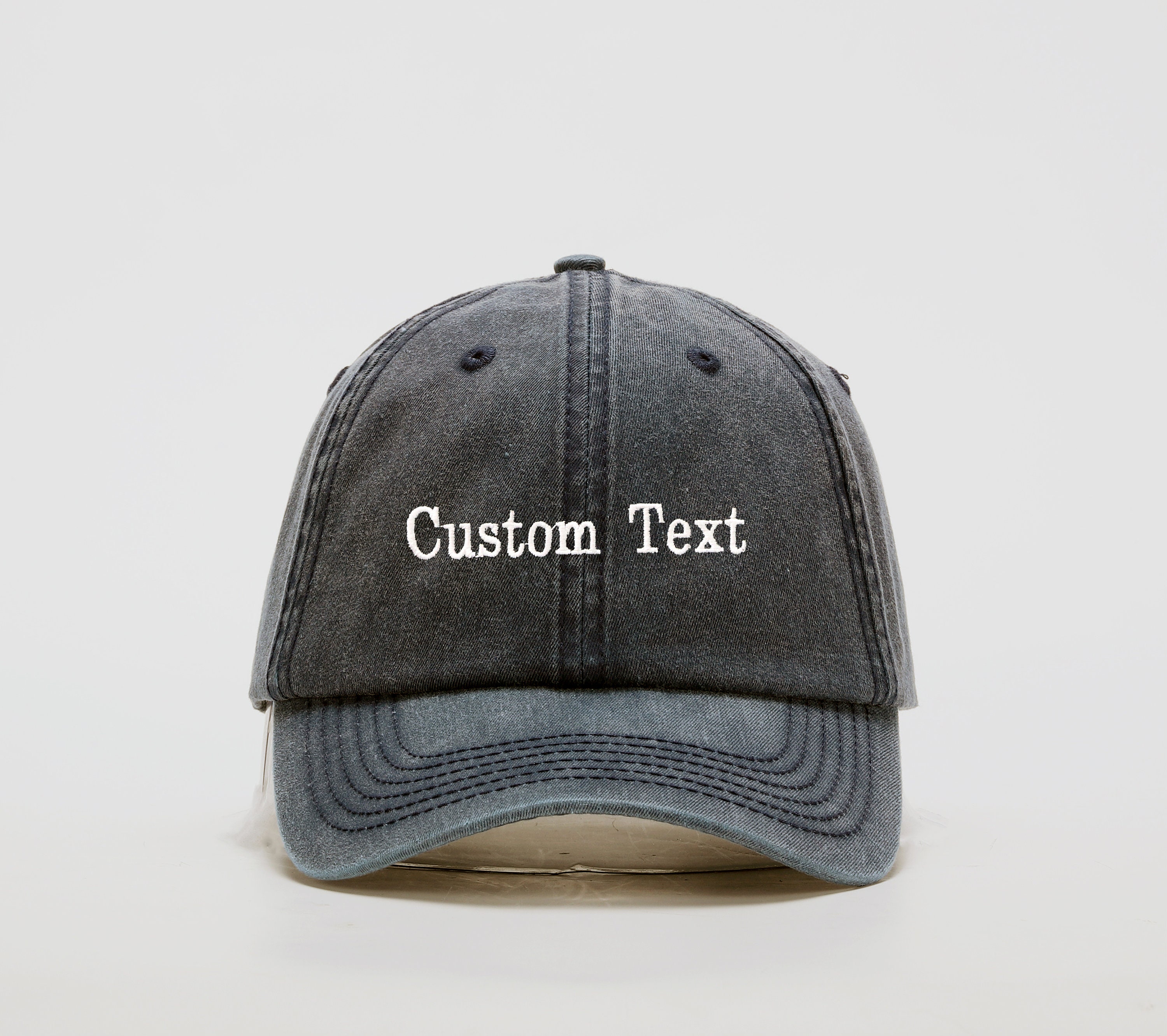 Baseball Capscustom Text Embroidered Hat Custom Embroidered Hat Embroidery Logo Baseball Hat Personalized Dad Capcustom Embroidered Hat