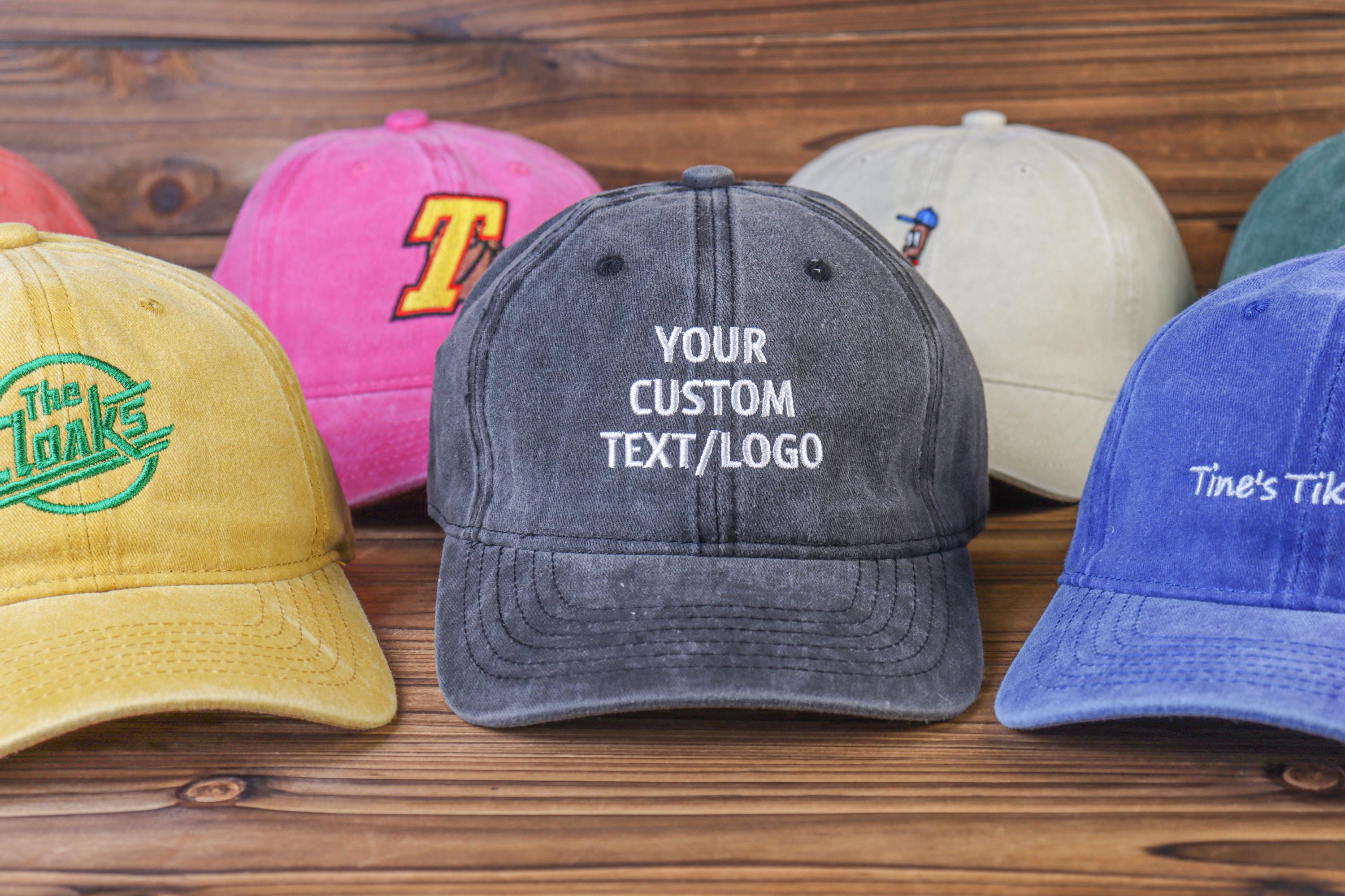 Custom Text Baseball Cap-personalised Embroidered Hatcustom Washed Dad Capsorority Hatbachelorbachelorette Party Giftgift For Himher
