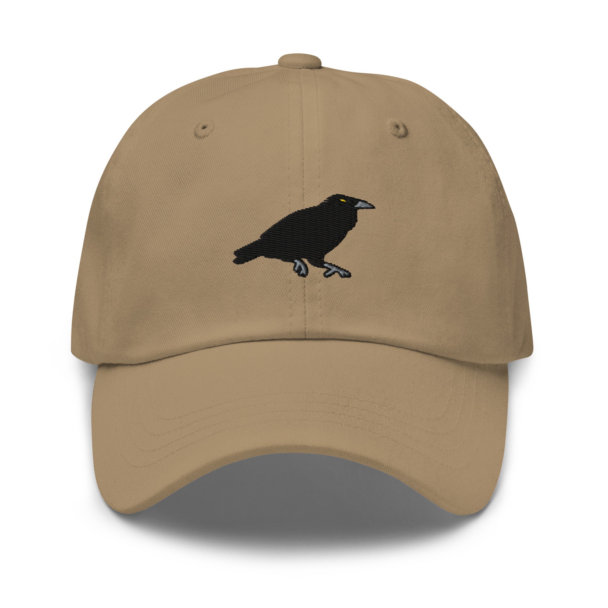 Crow Embroidered Hat Raven Hat Men Women Nature Wildlife Baseball Cap Gifthandmade Embroidered Dad Capadjustable Dad Hat-multiple Colors