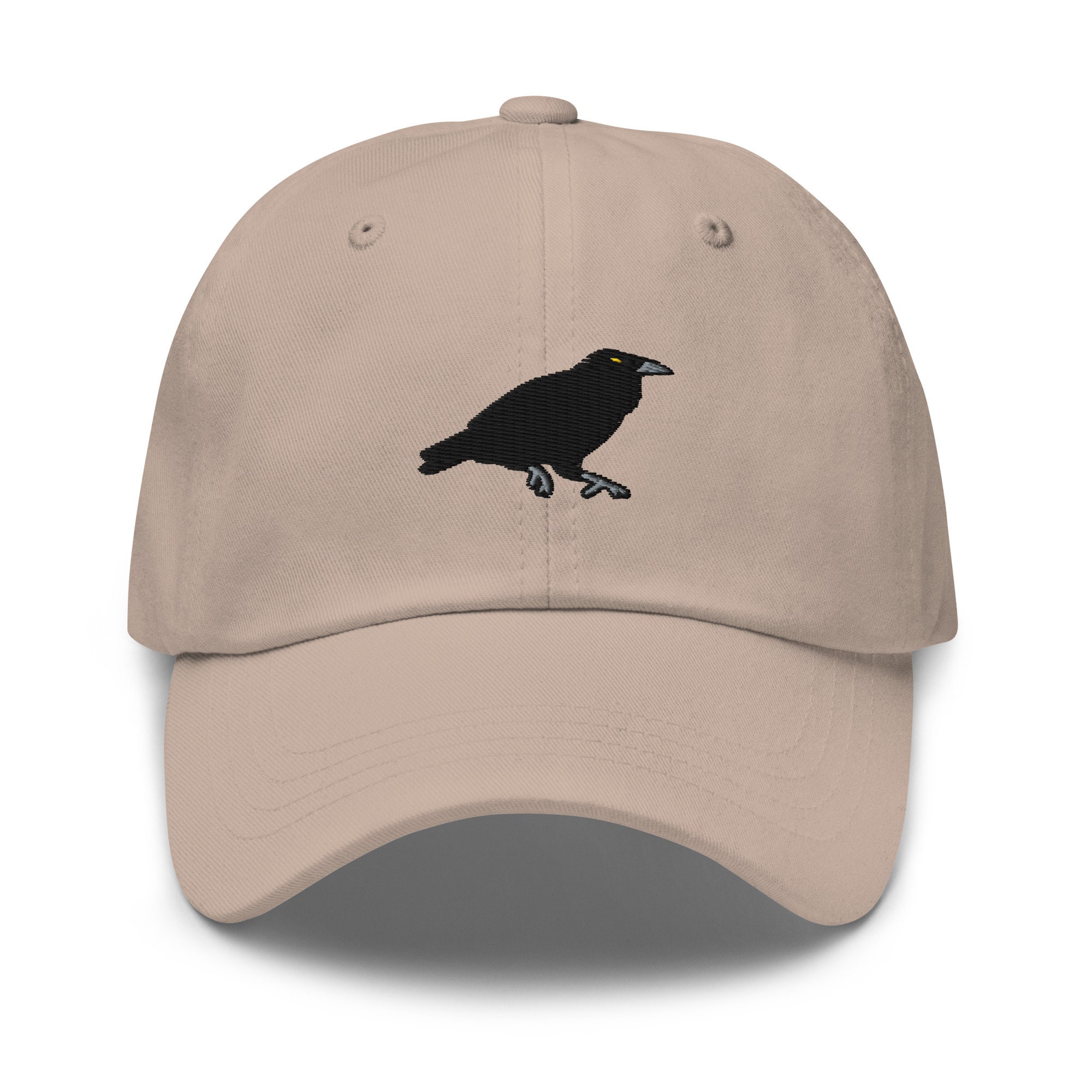 Crow Embroidered Hat Raven Hat Men Women Nature Wildlife Baseball Cap Gifthandmade Embroidered Dad Capadjustable Dad Hat-multiple Colors