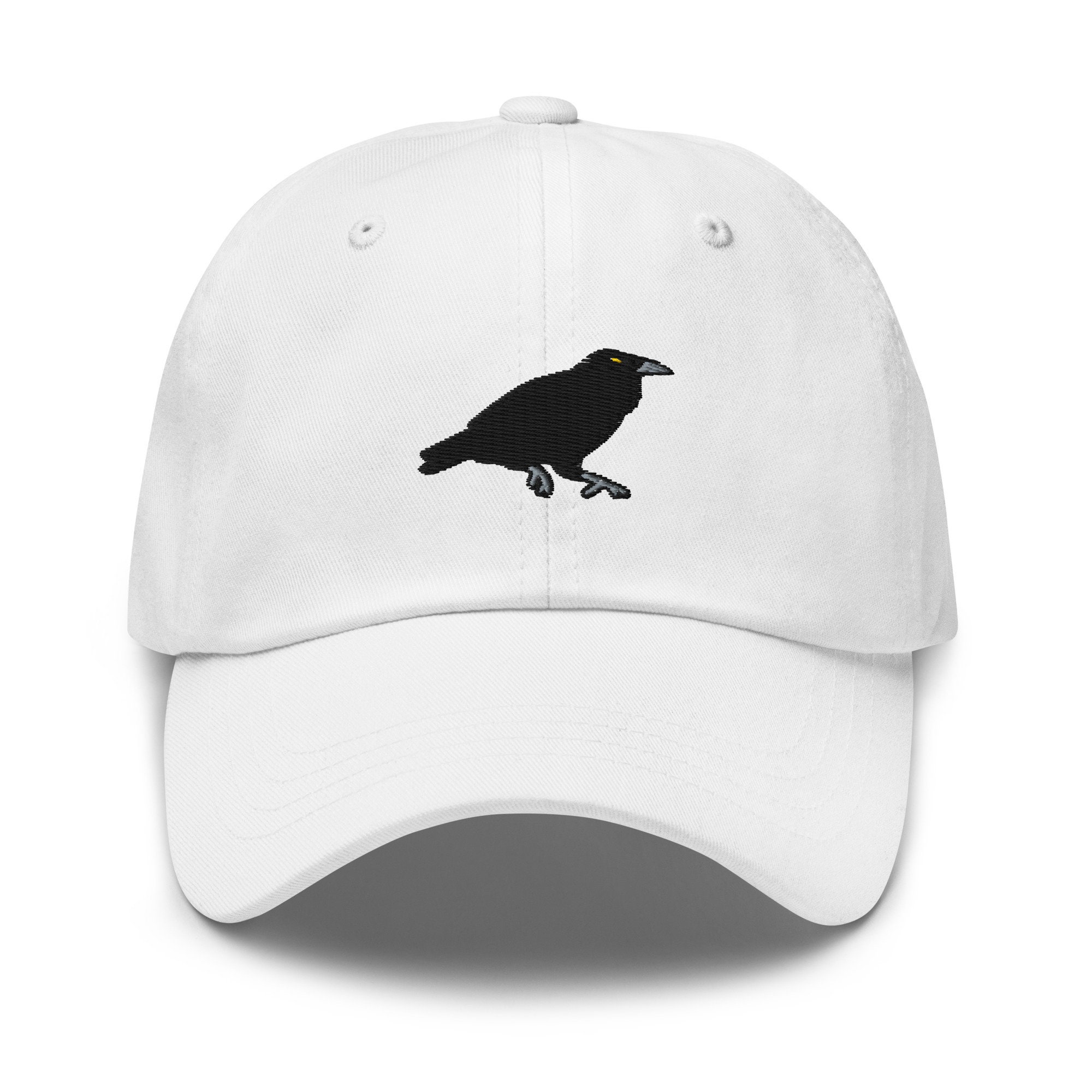 Crow Embroidered Hat Raven Hat Men Women Nature Wildlife Baseball Cap Gifthandmade Embroidered Dad Capadjustable Dad Hat-multiple Colors