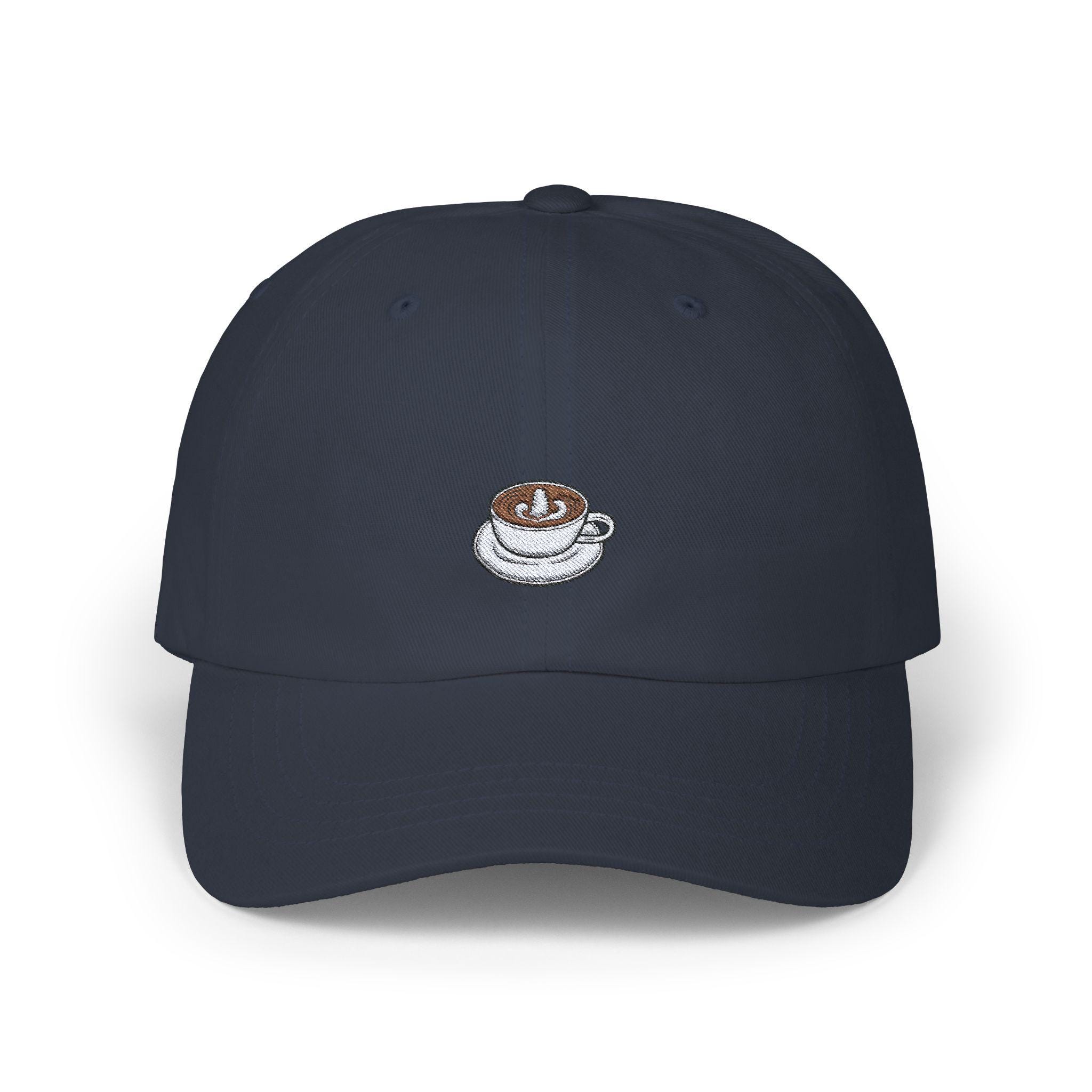 Embroidered Coffee Latte Classic Dad Cap Trendy Baseball Hat Cute Espresso Bean Cap Hipster Beige Baseball Cap Cool Coffee Lover Gift