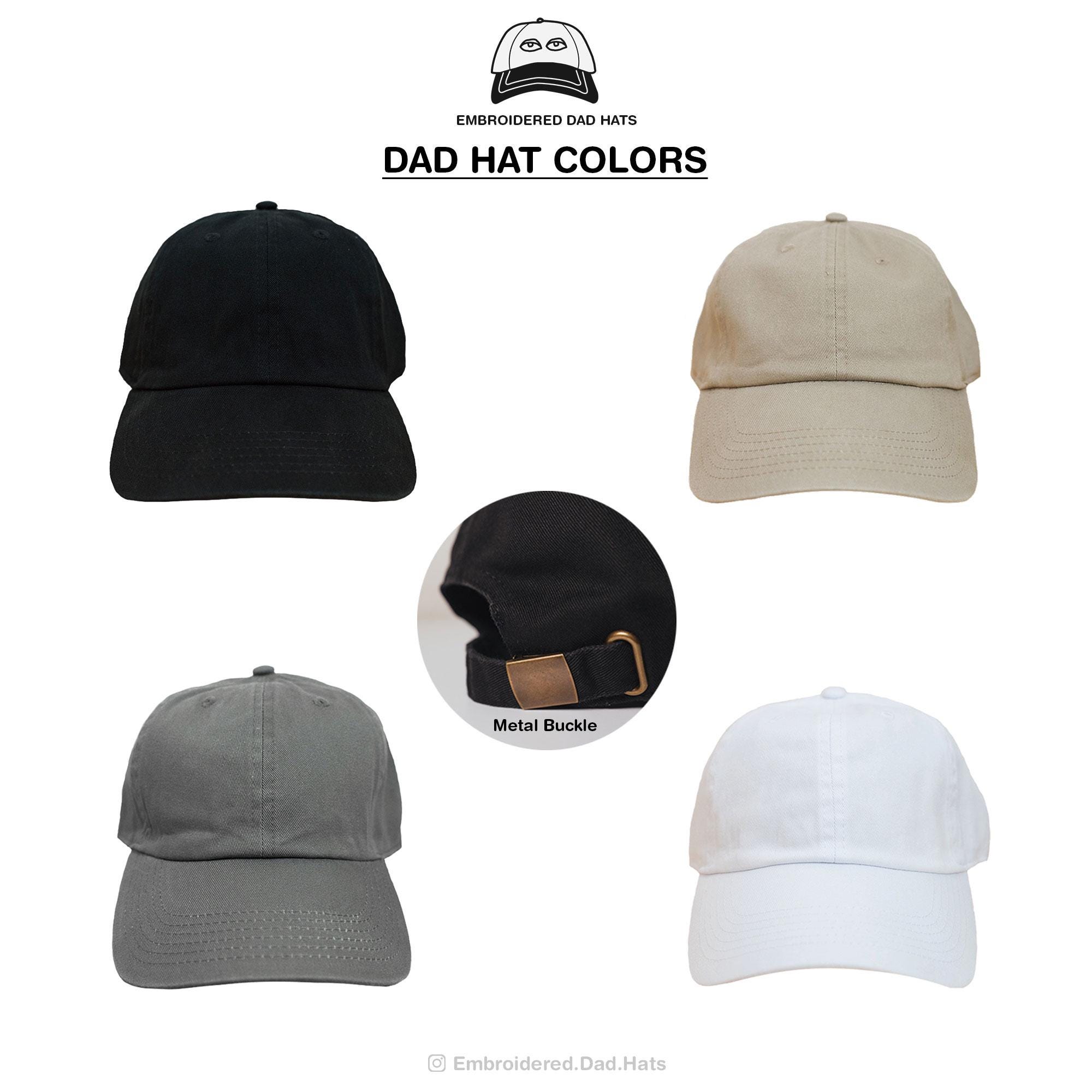 Custom Text Embroidered Dad Hat