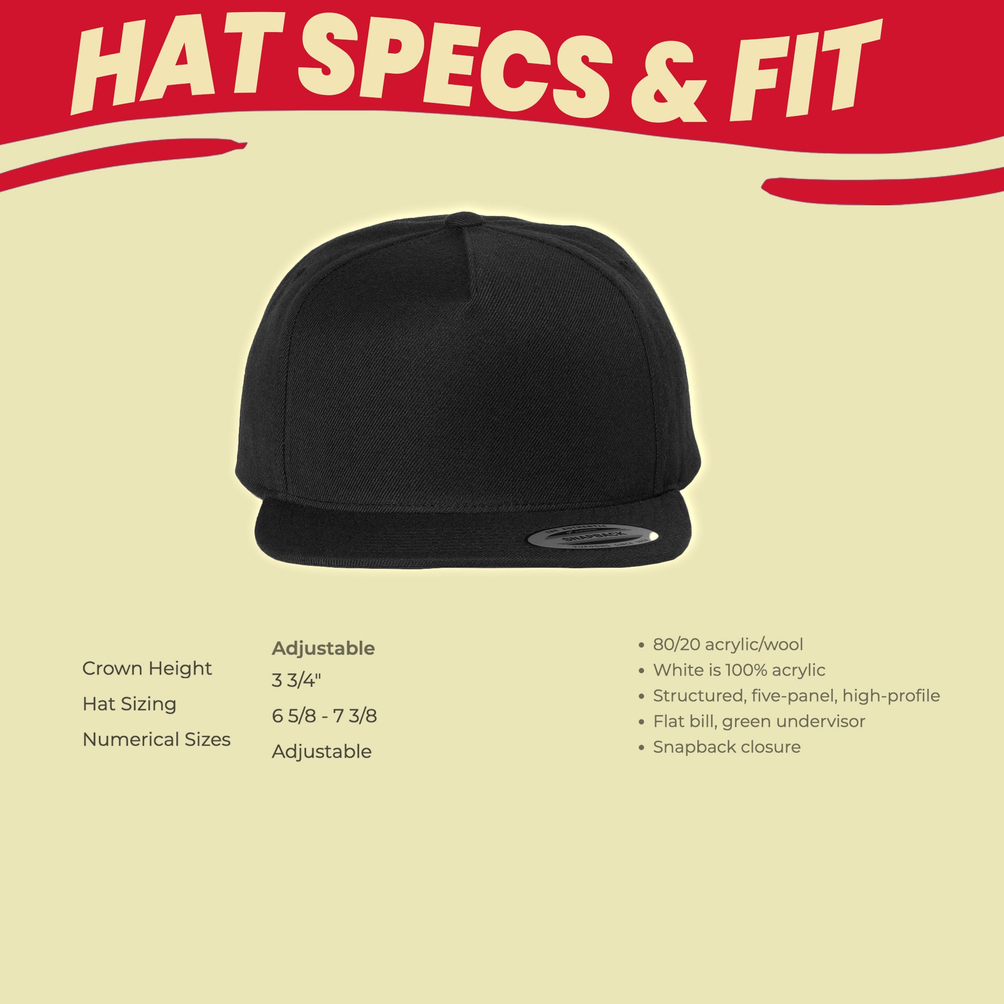 Custom Snapback Hat With Personalized Patch Your Logo Photo And Design Here - Unisex Custom Hats