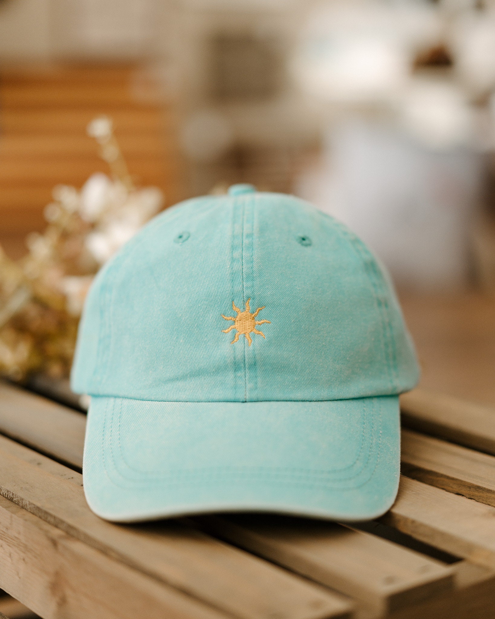 Embroidered Sun Soft Baseball Cap Customizable!