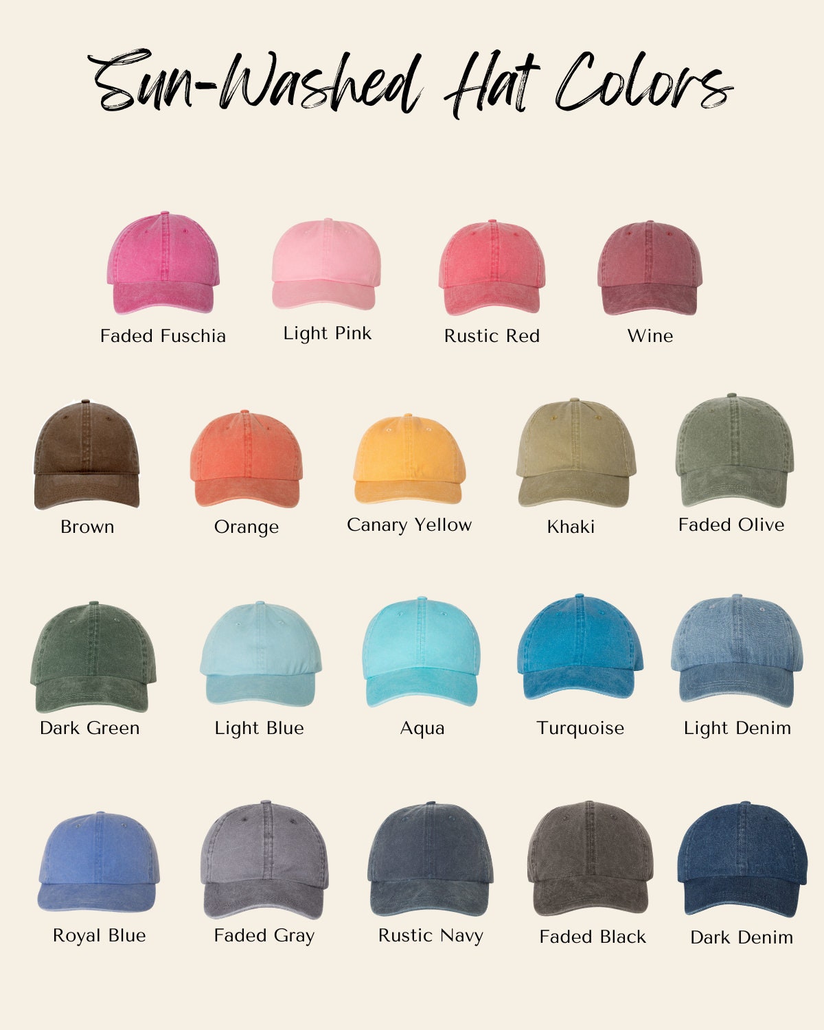 Embroidered Sun Soft Baseball Cap Customizable!