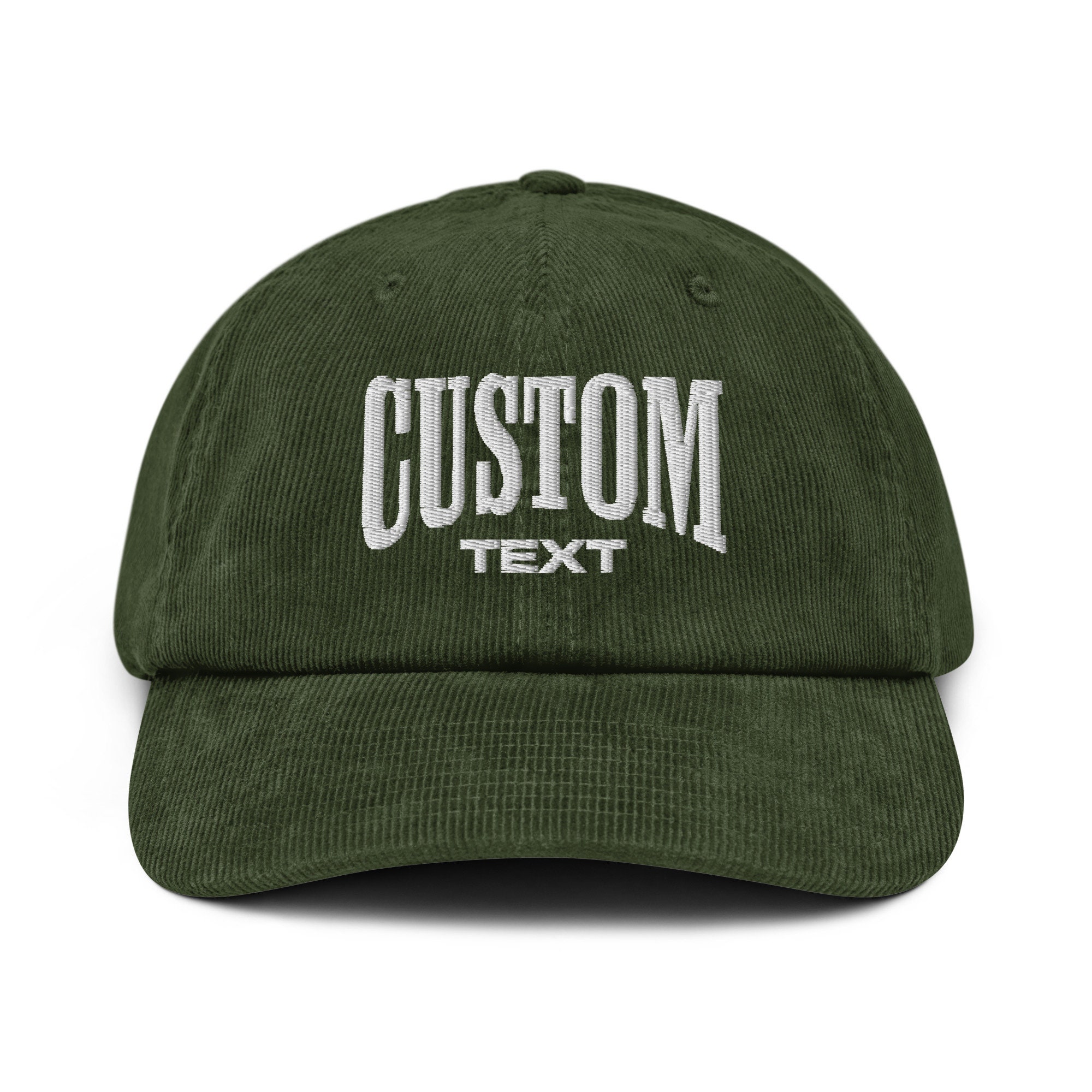 Corduroy Hat Custom Embroidered Hat Personalized Vintage Baseball Hat Gift For New Grandma Grandpa Pregnancy Announcement Mothers Day Gift