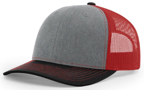 6 Or 12 Richardson 112 Customized Embroidered Hats With Your Logo