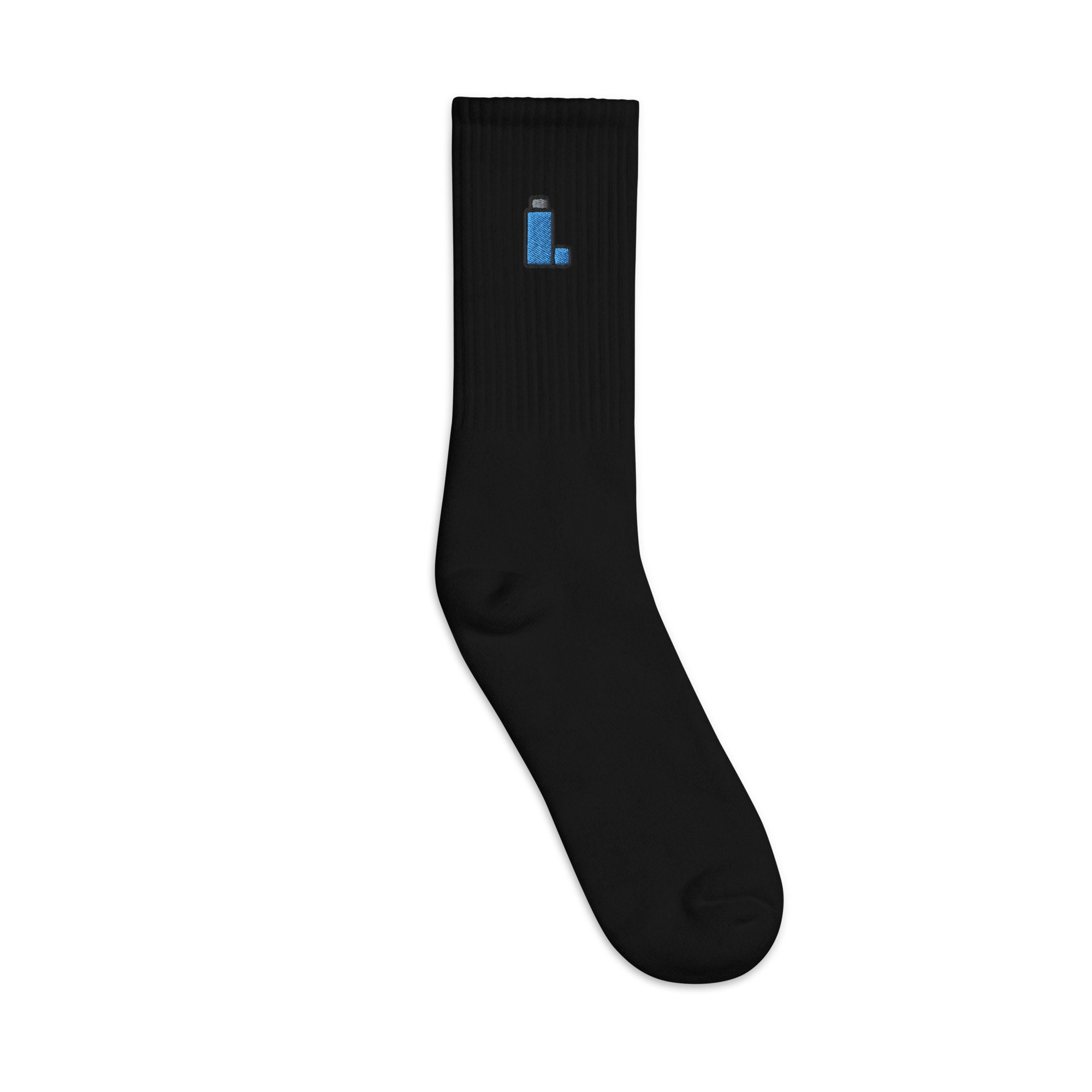 Inhaler Embroidered Socks Premium Embroidered Socks Long Socks Gift - Multiple Colors