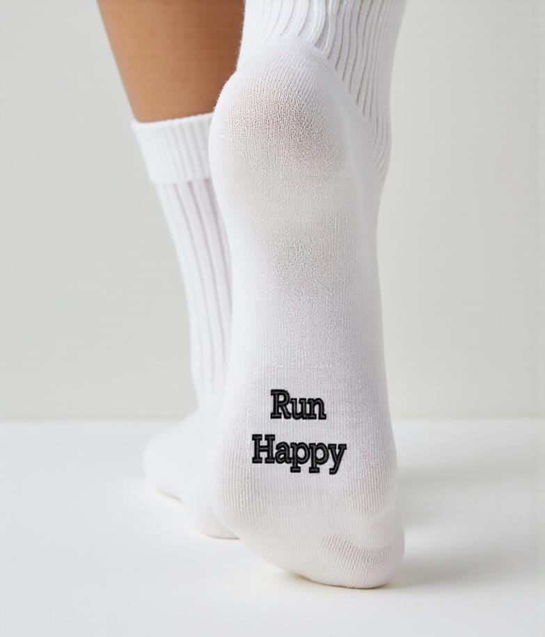 Custom Embroidered Socks Personalized Text Cotton Socks Unique Gift For Friends Couples Customizable Gift