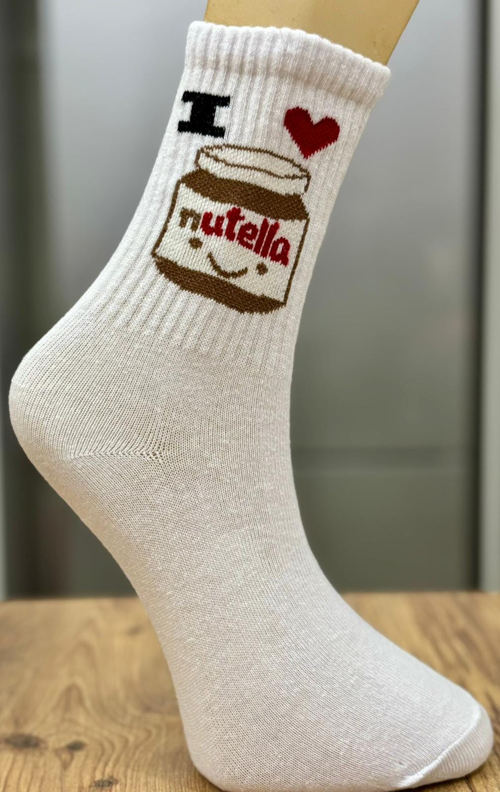 Nutella Socks Funny Giftunisex Socks Crazy Socks Best Gift Made For Him Her Gift Idea Bitrhday Gift Unisex Gift Embroidered < Socks