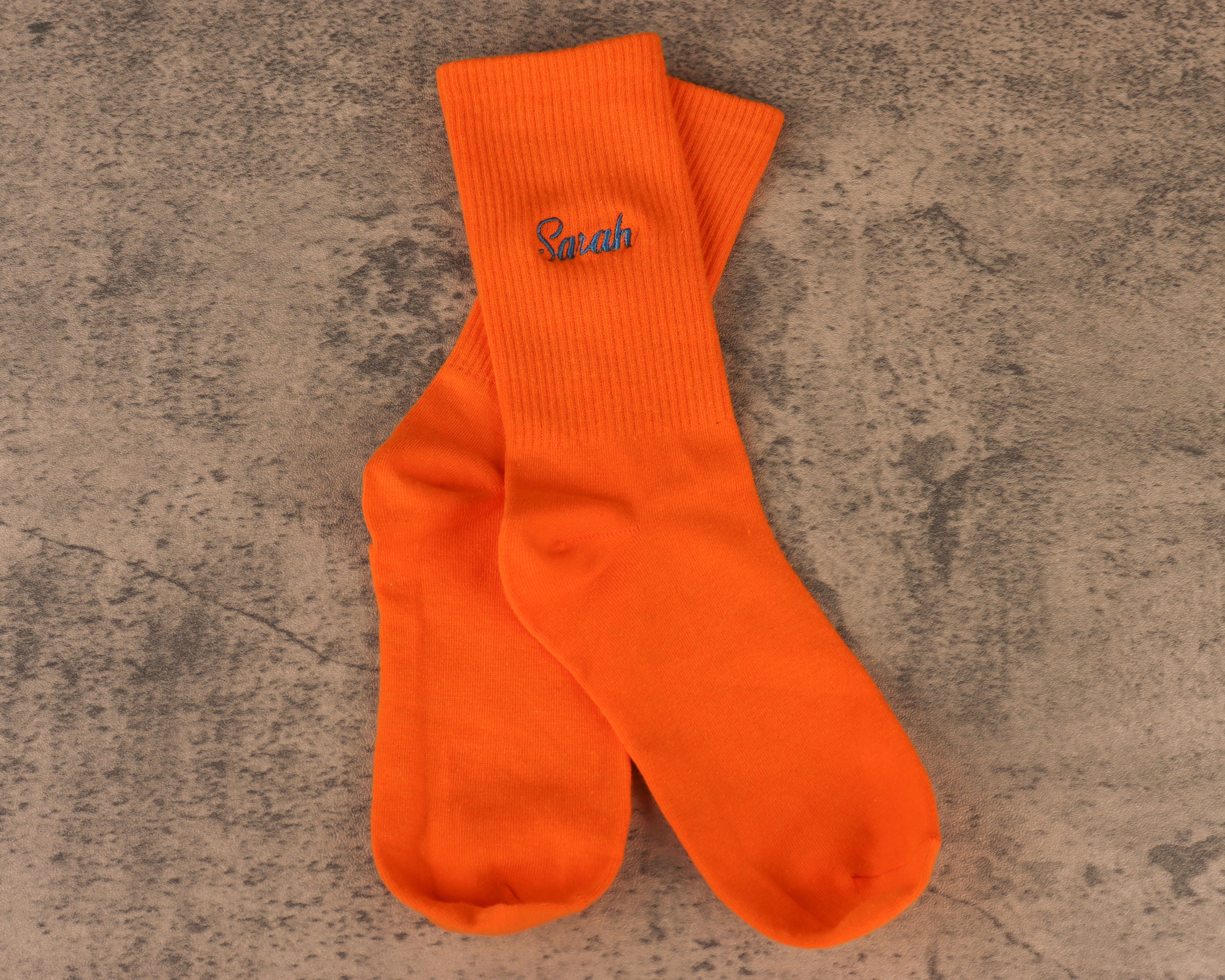 Custom Name Socks Wedding Party Socks Personalized Sock Embroidered Family Name Crew Socks Creative Birthday Gift Gift For Him