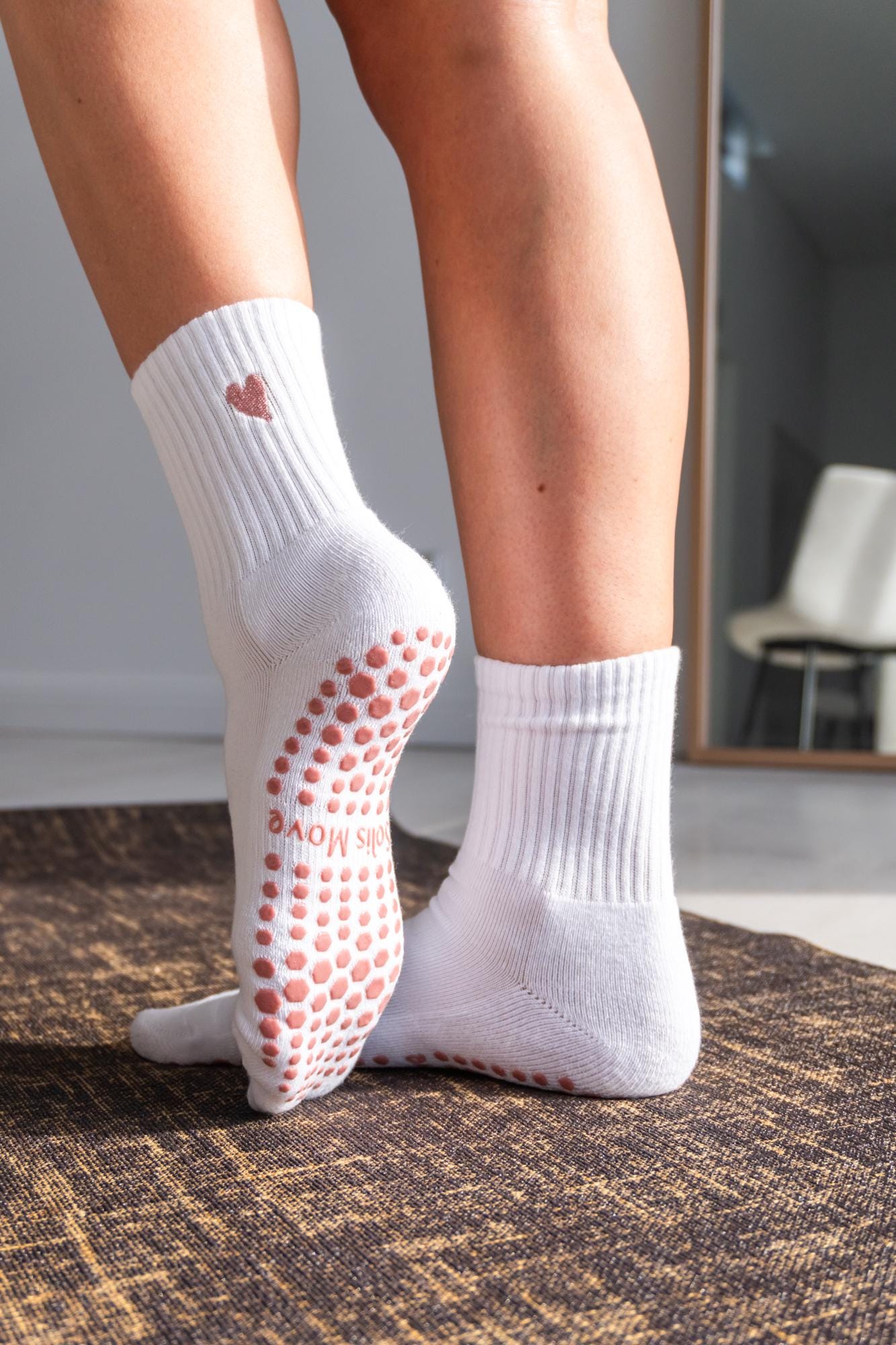 Heart Pilates Socks