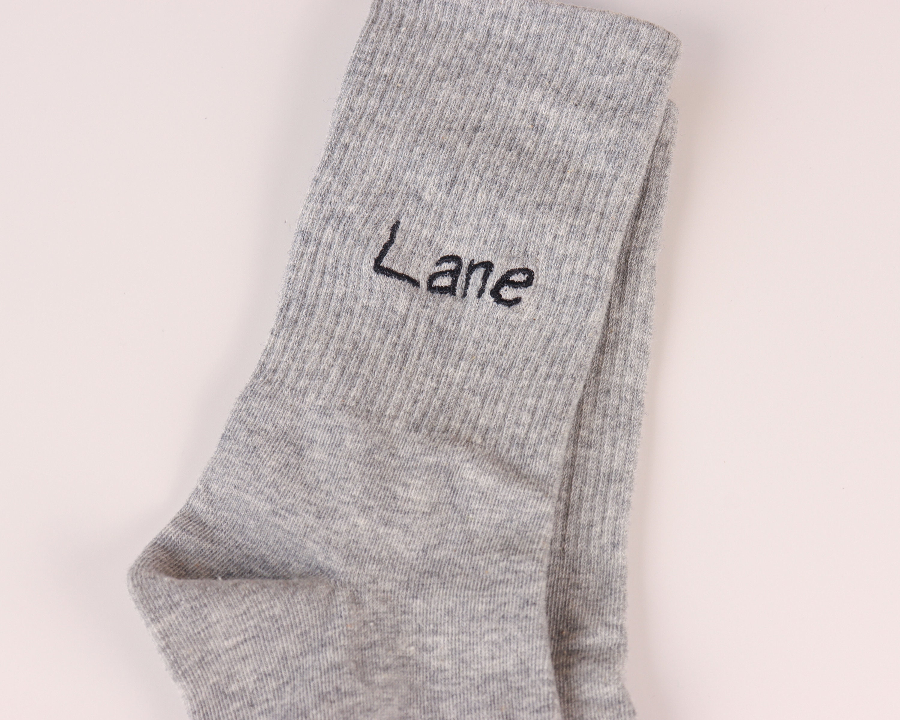 Custom Name Socks Wedding Party Socks Personalized Sock Embroidered Family Name Crew Socks Creative Birthday Gift Gift For Him
