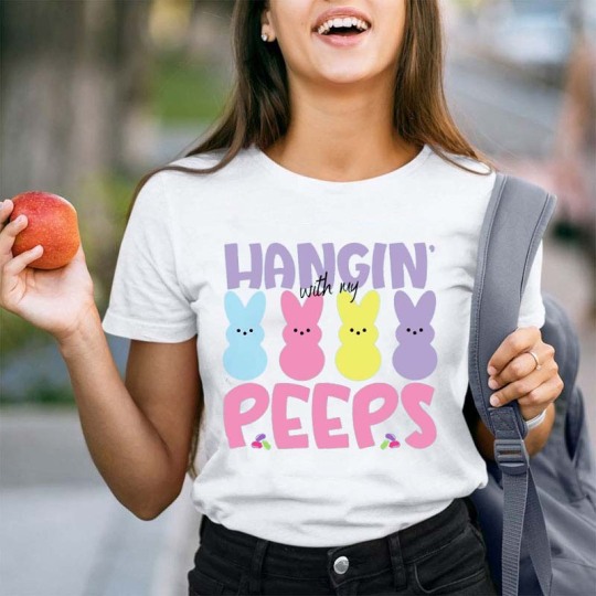 Hanging With My Peeps Teacher T-Shirt