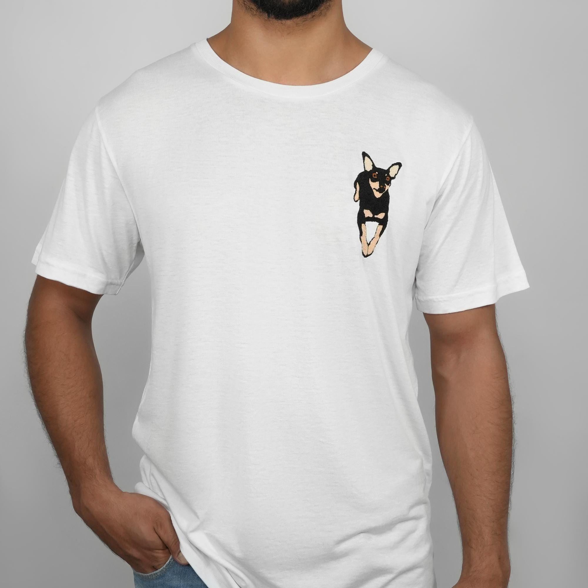 Custom Embroidered Portrait From Photo Tshirt Personalized Family Photo Shirts Anniversary Gift Line Art Couple Tee Personalized Gifts