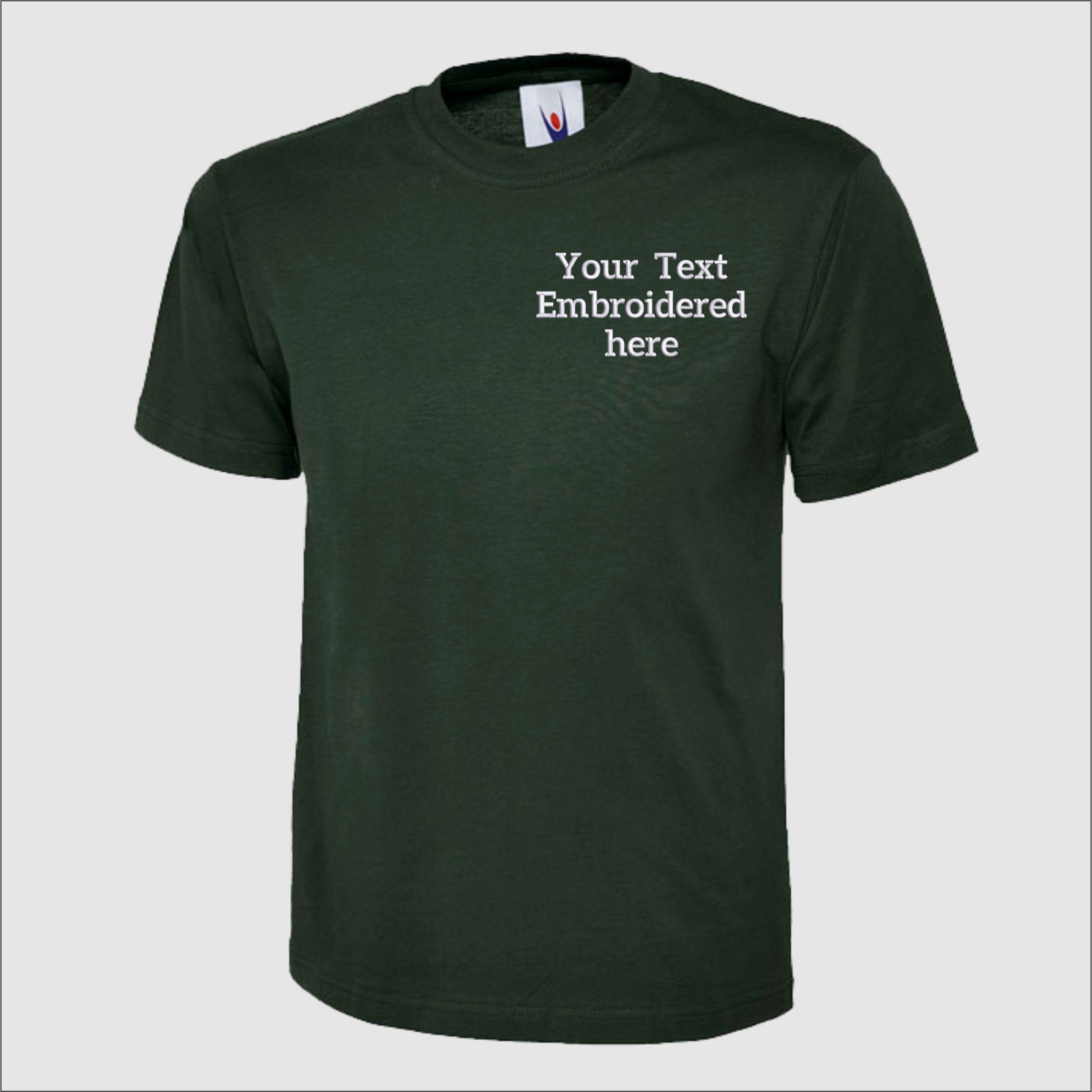 Custom Embroidered Shirt Personalised Text And Logo T-shirt Customised Name Monogrammed Shirts Company Name Shirts Gifts For Himhers